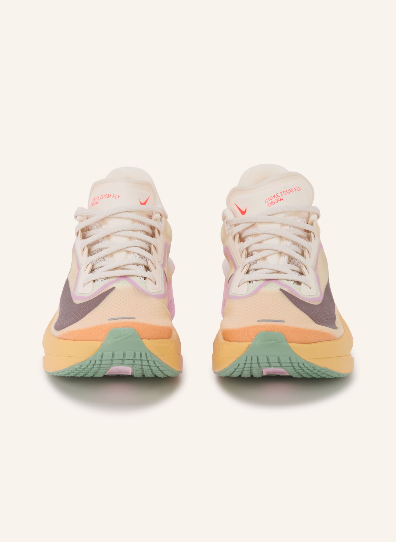 Nike Laufschuhe ZOOM FLY 6: BEIGE / ROSA / ORANGE