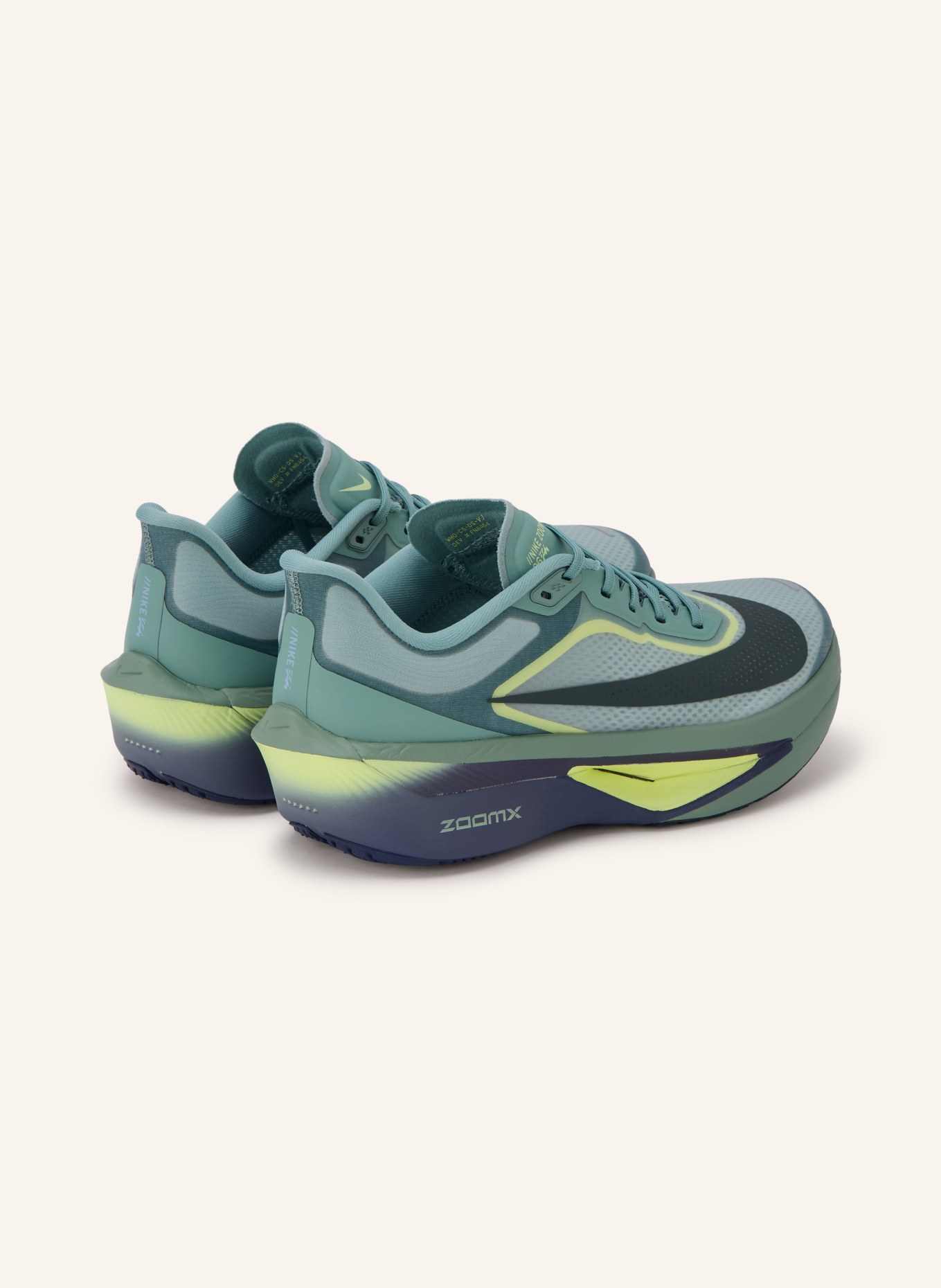 Nike Laufschuhe ZOOM FLY 6: PETROL / HELLGELB