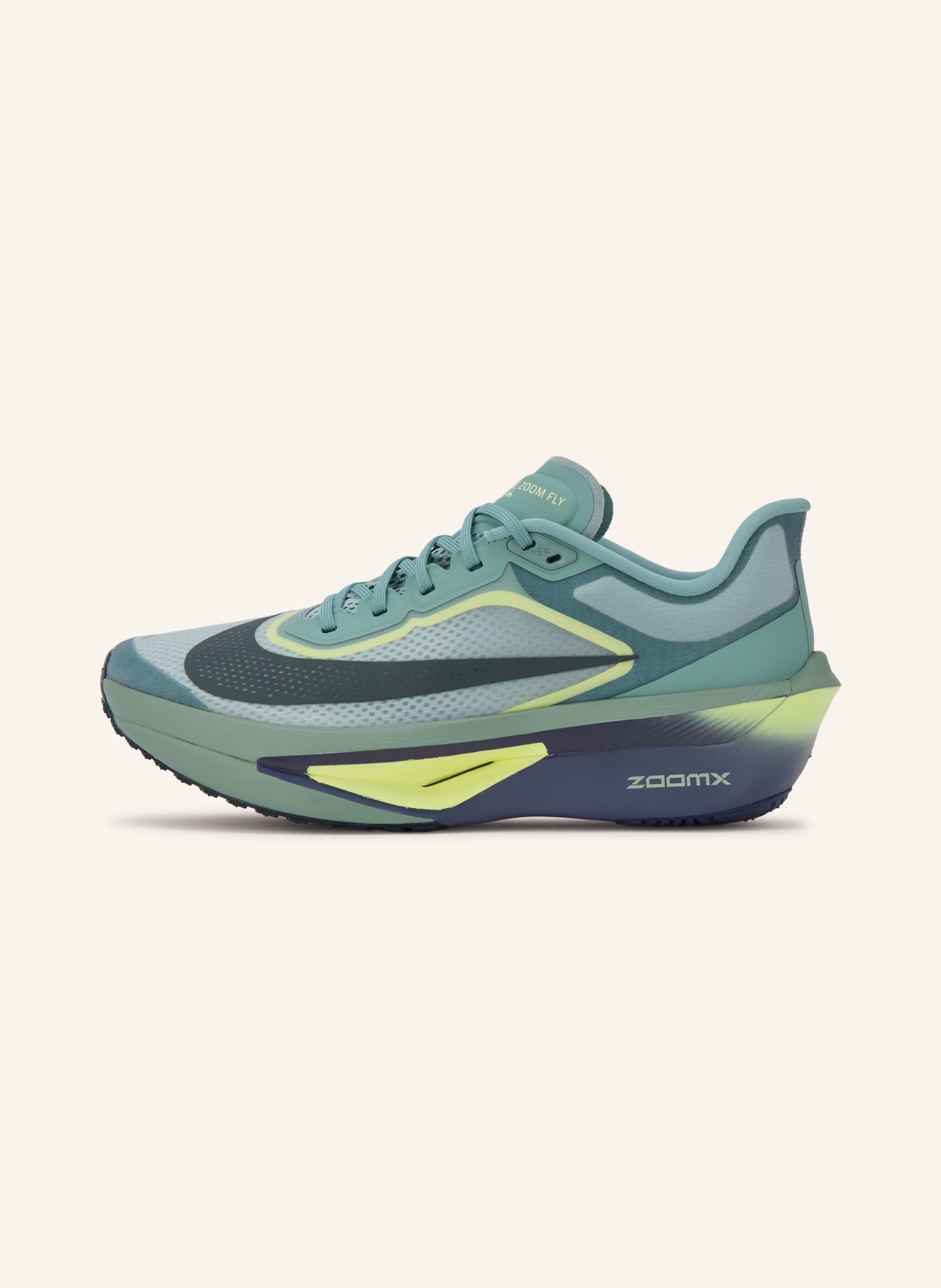 Nike Laufschuhe ZOOM FLY 6: PETROL / HELLGELB