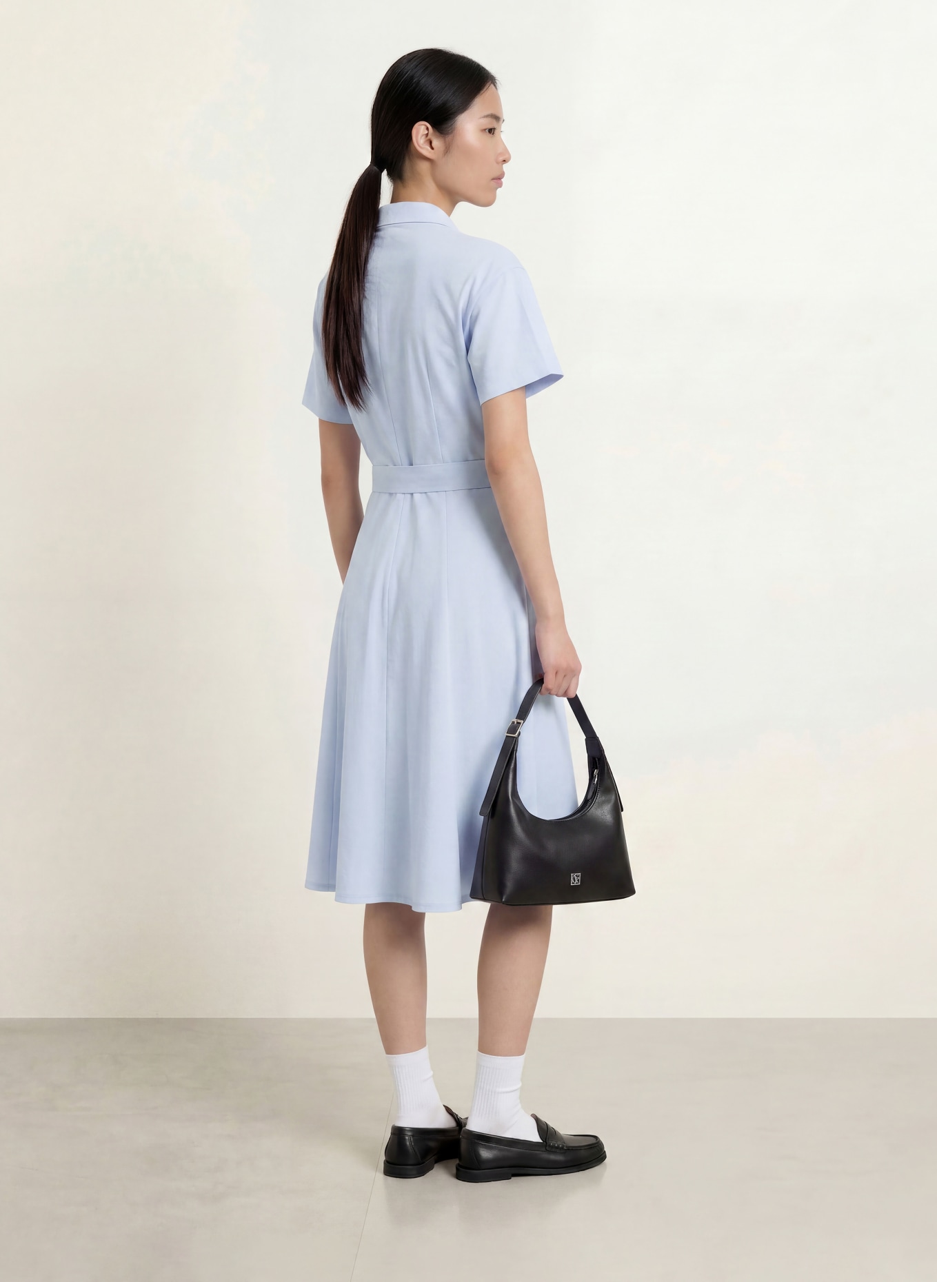 LACOSTE Kleid: HELLBLAU
