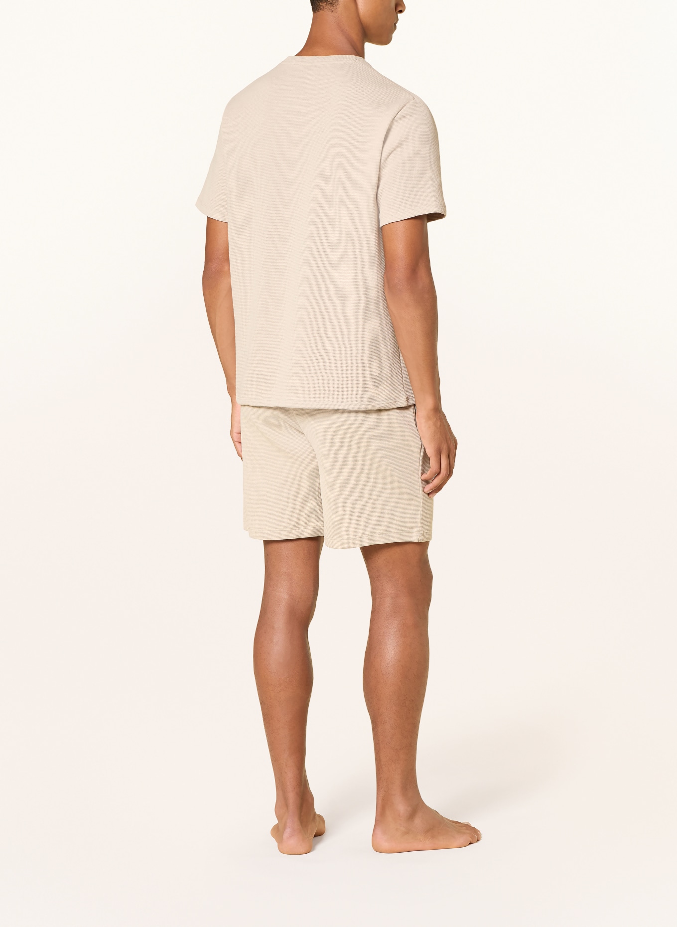 BOSS Schlafshirt: BEIGE