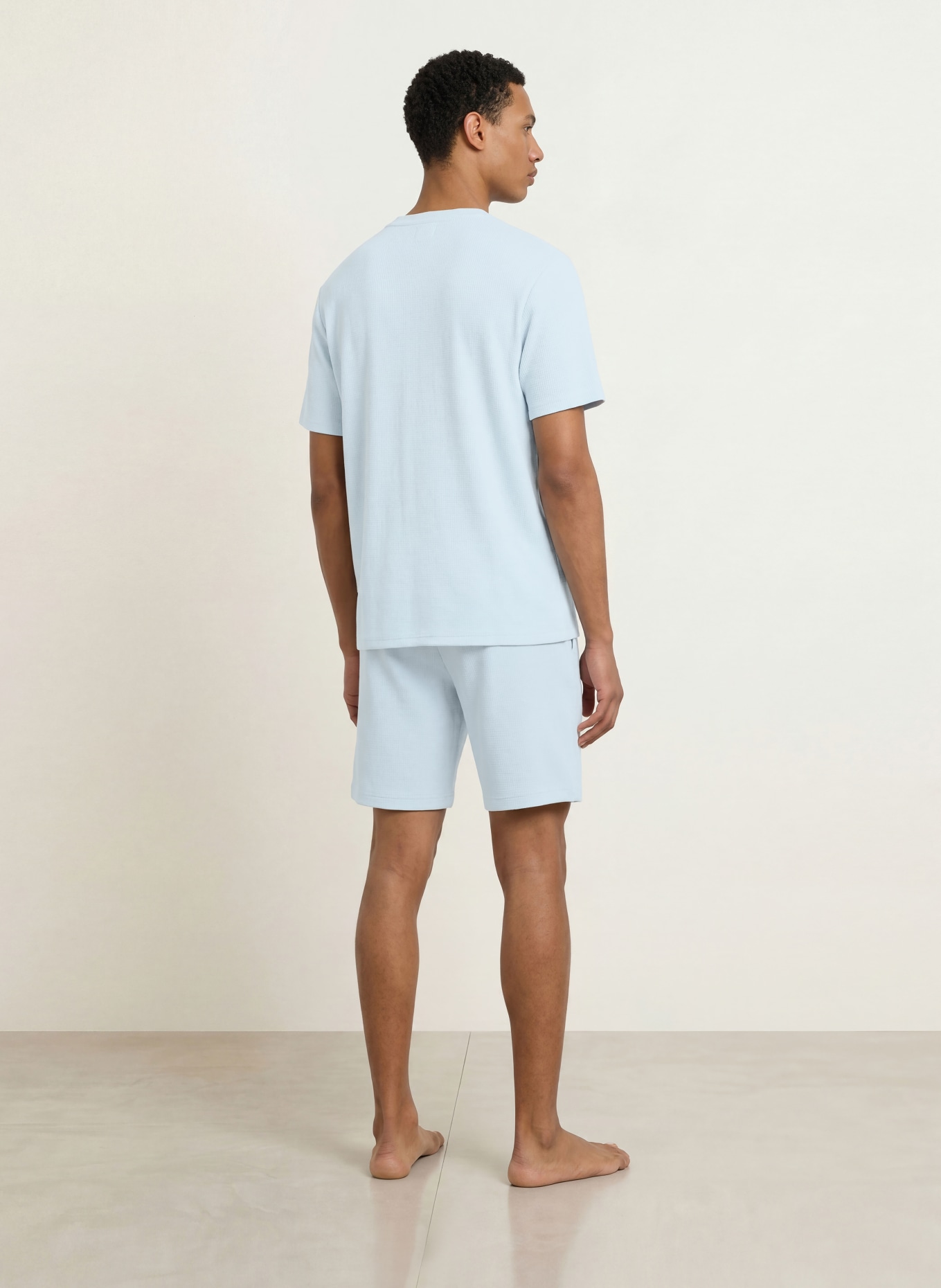 BOSS slaapshirt: LICHTBLAUW