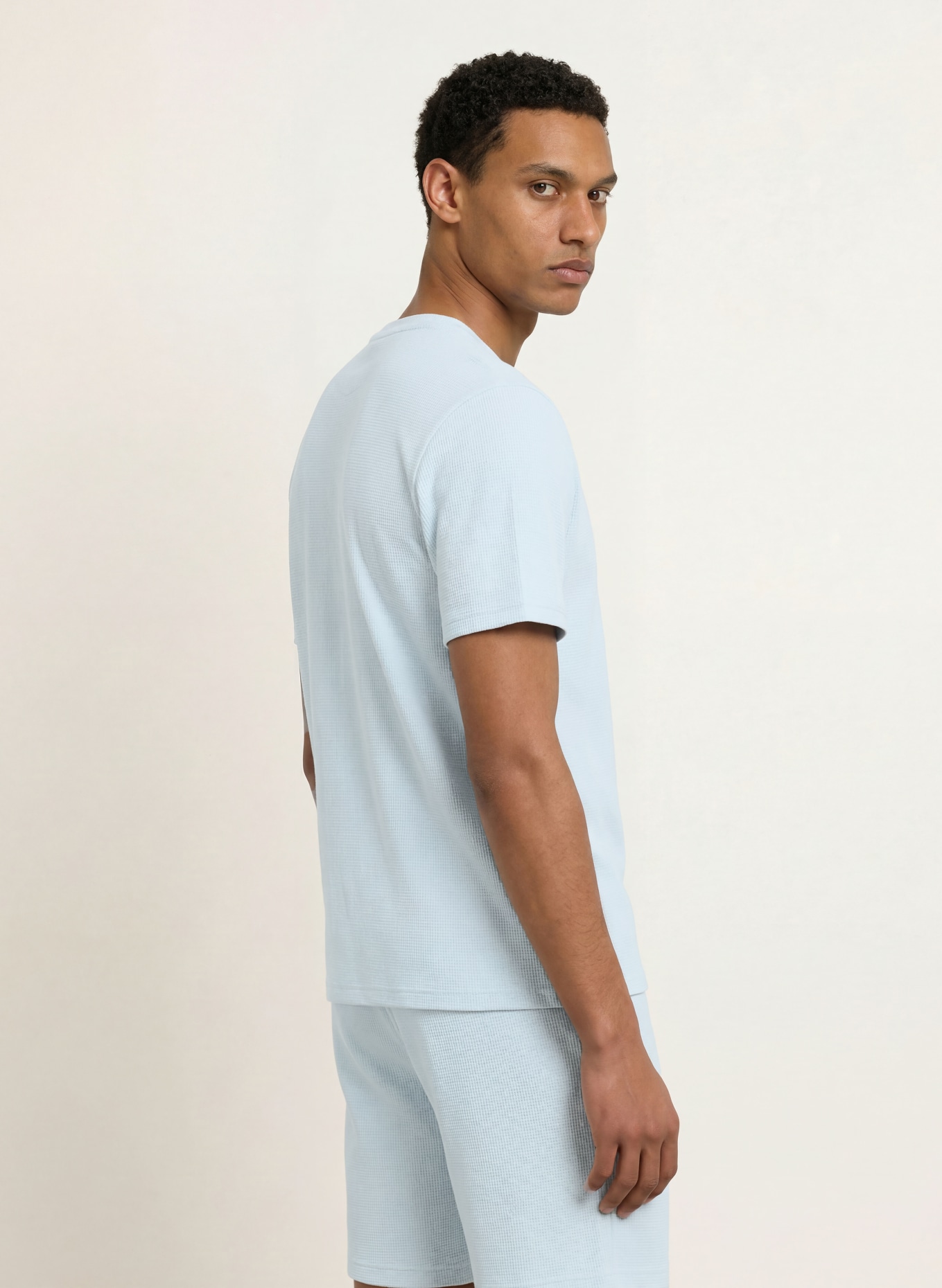 BOSS slaapshirt: LICHTBLAUW