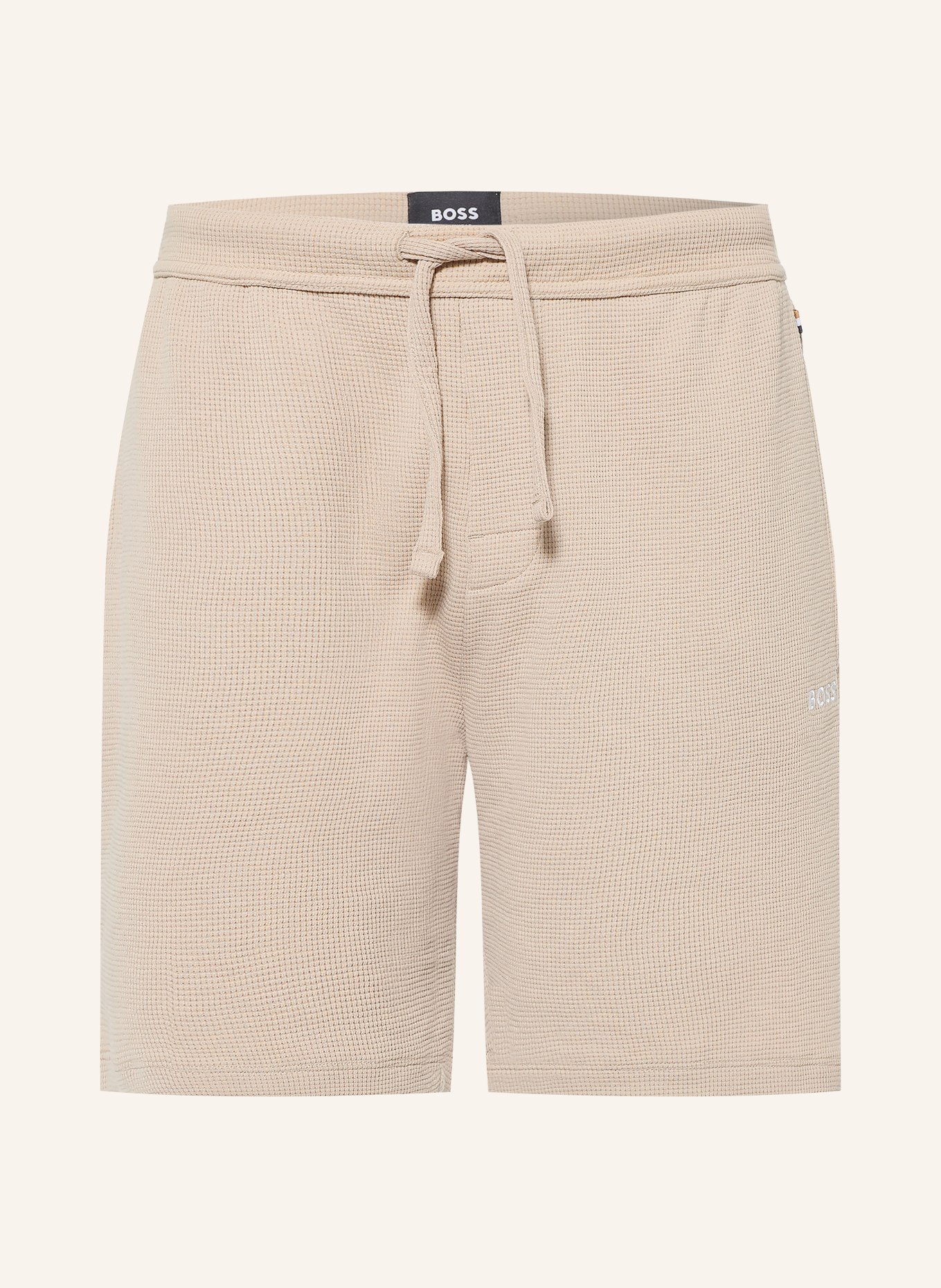 BOSS Slaapshort: BEIGE