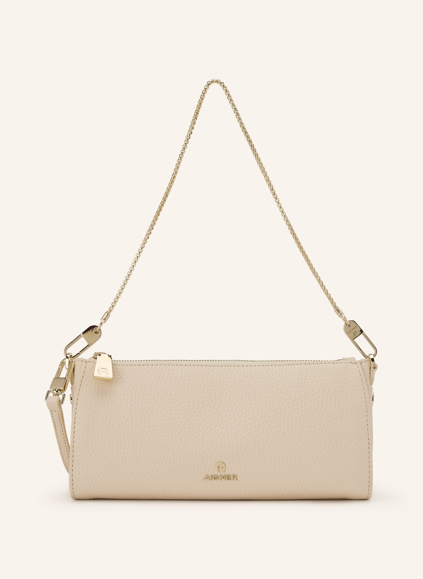 AIGNER Clutch IVY SMALL: BEIGE / GOLD