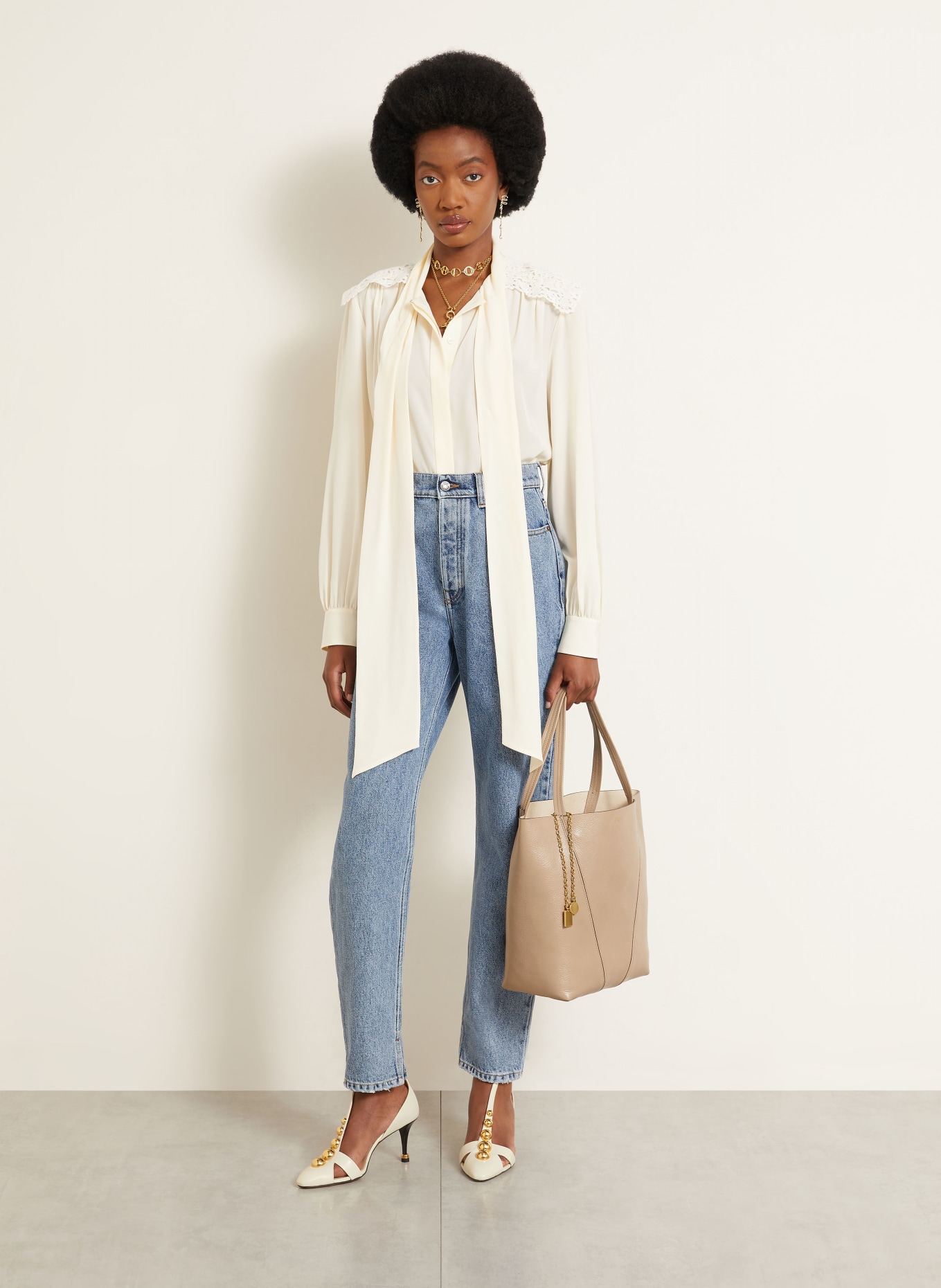 Chloé Shopper SPIN: 20E Boyish Brown