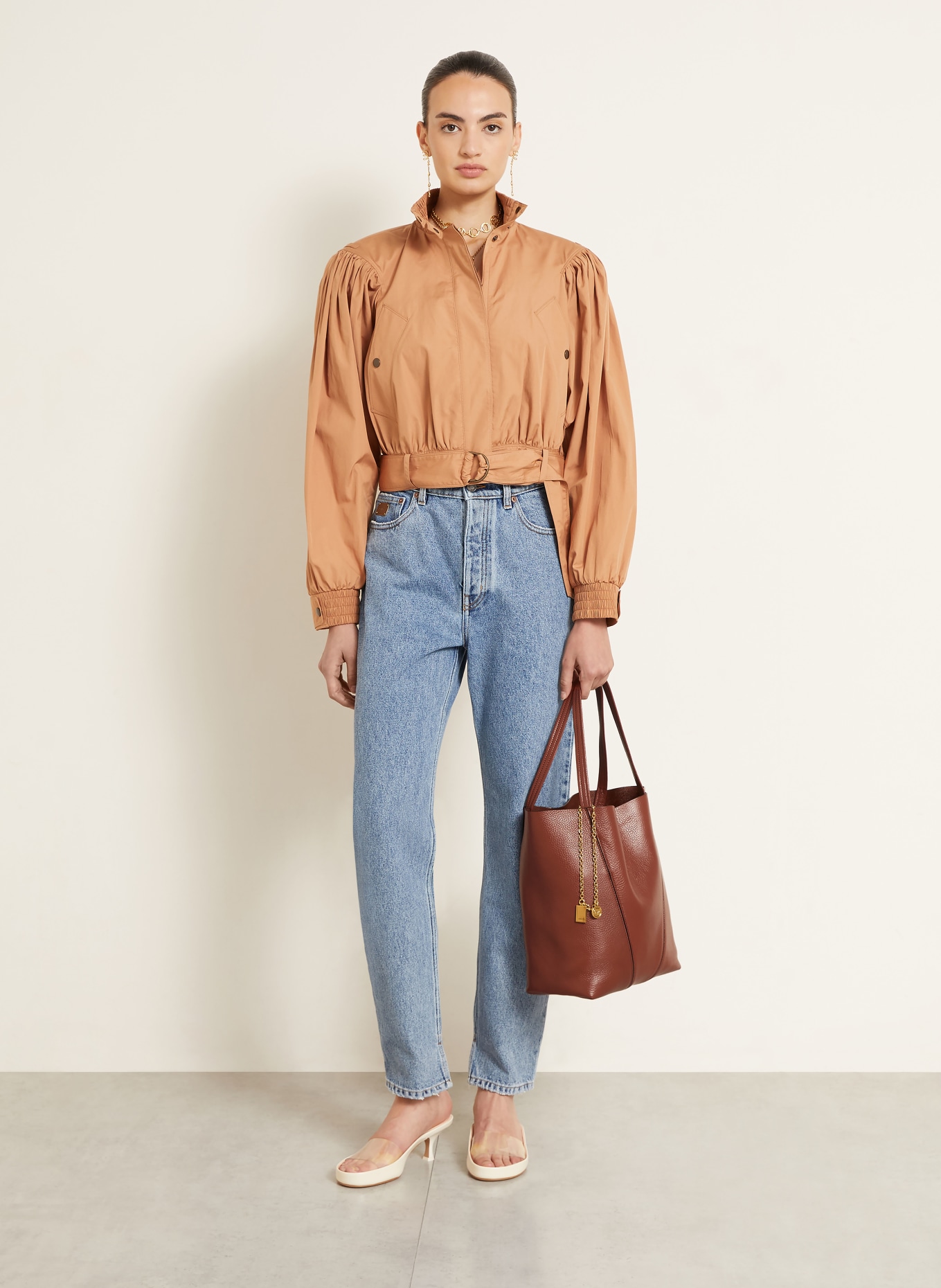 Chloé Sac à provisions SPIN: 26P Blushy Brown