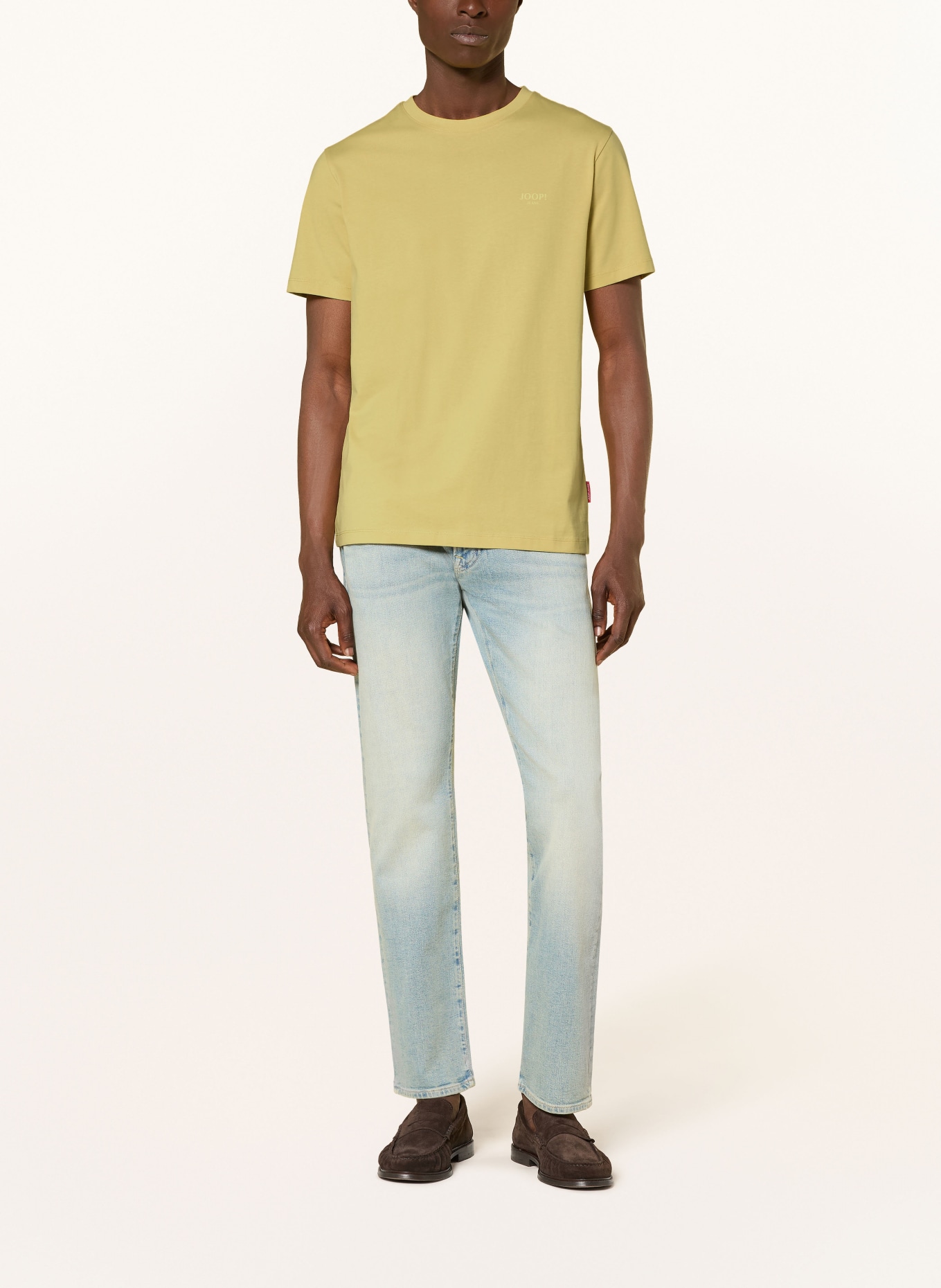 JOOP! JEANS T-shirt ALPHIS: DARK YELLOW