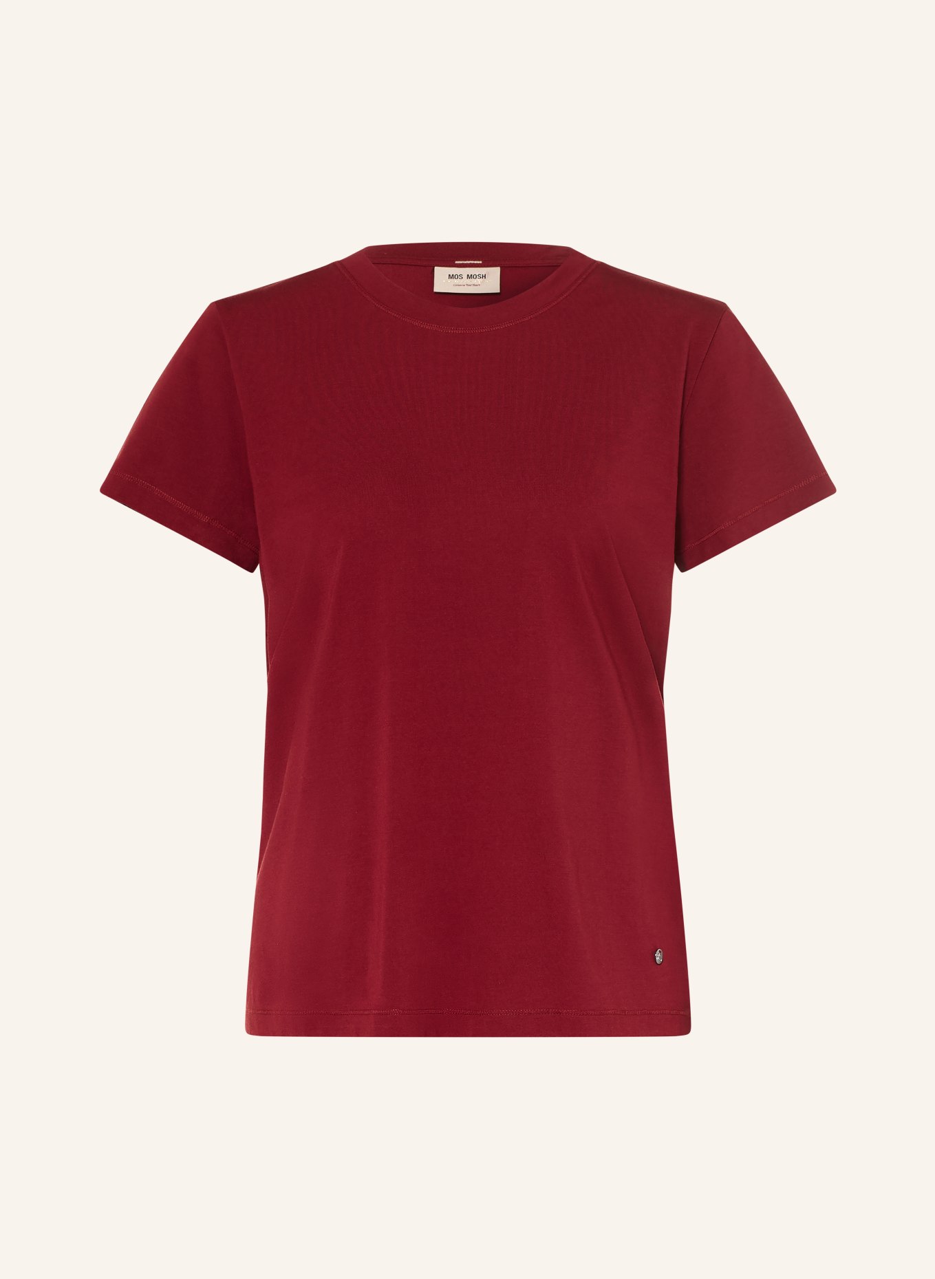 MOS MOSH T-shirt MMDALA: CIEMNOCZERWONY