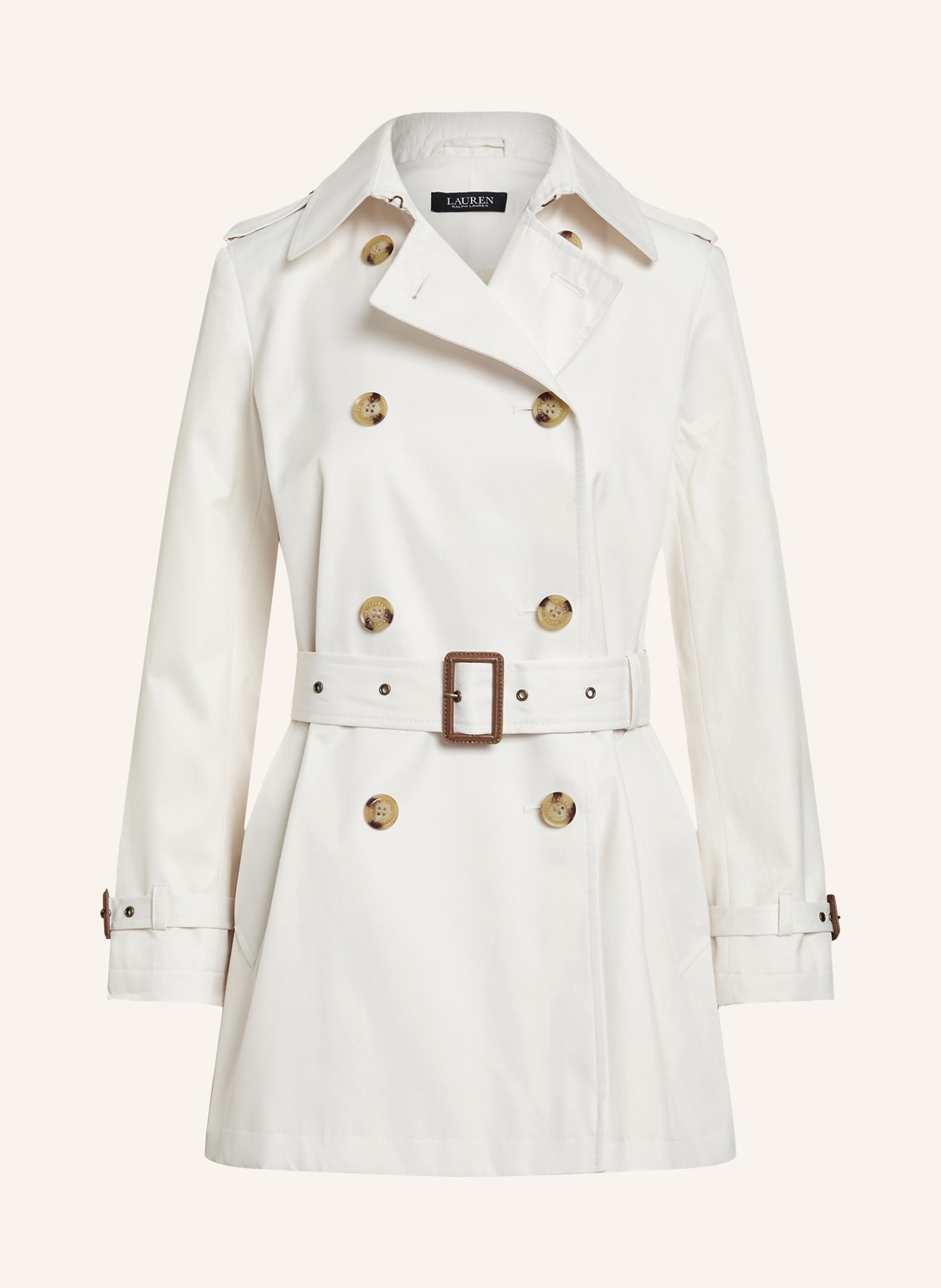 LAUREN RALPH LAUREN Trenchcoat: ECRU