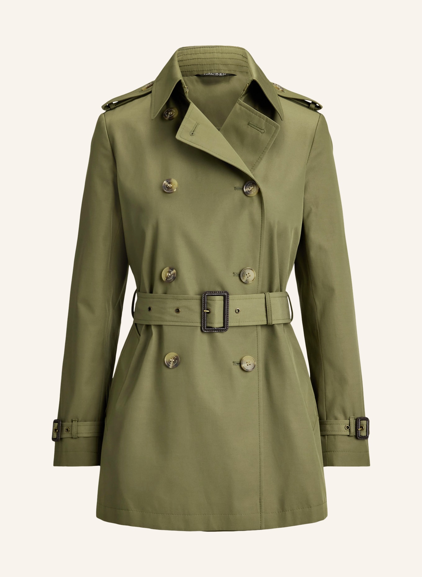 LAUREN RALPH LAUREN Trench coat: OLIVE