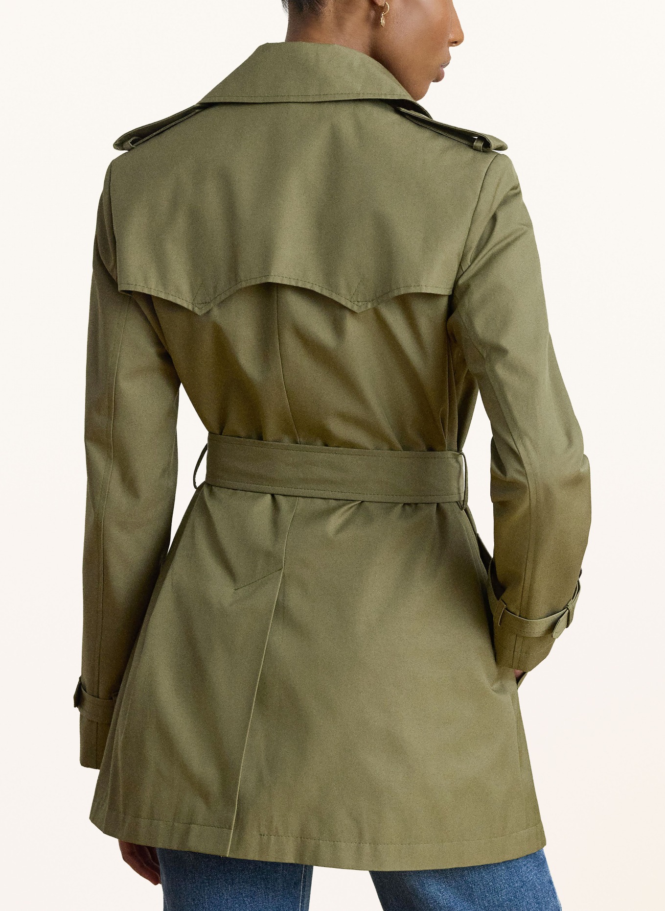 LAUREN RALPH LAUREN Trench coat: OLIVE
