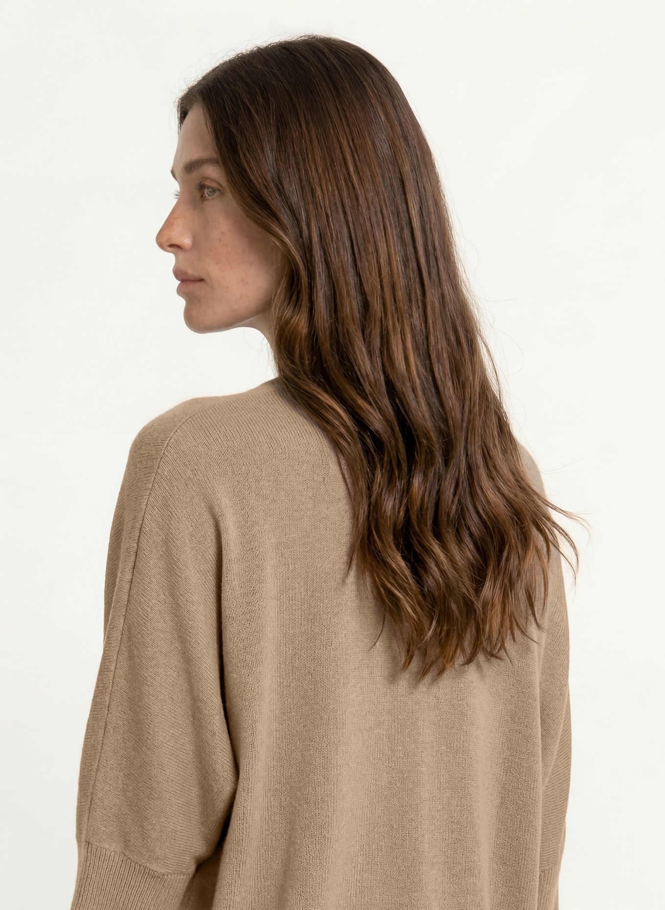 Juvia Pullover BLANCA mit 3/4-Arm: TAUPE