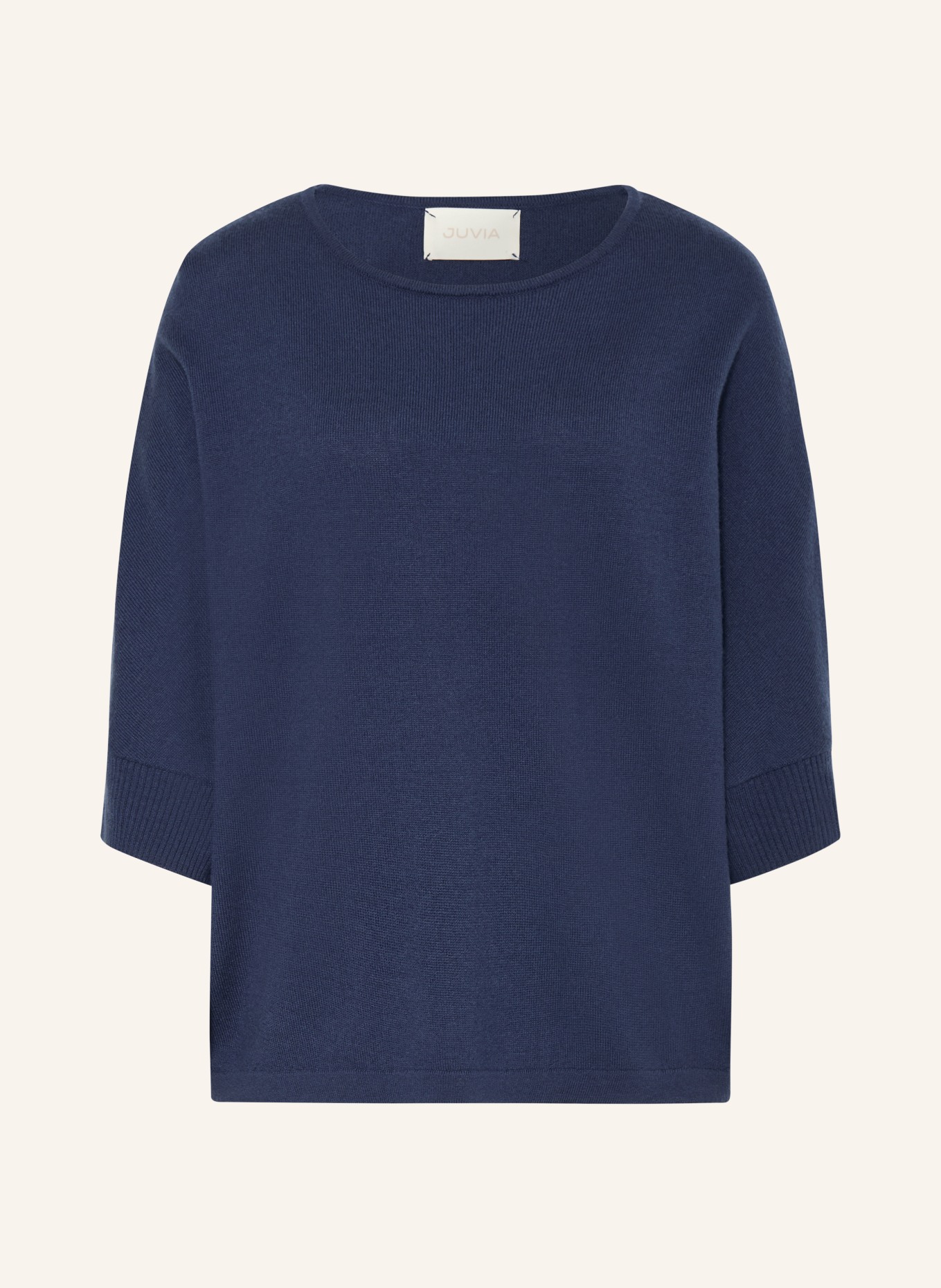 Juvia BLANCA sweater with 3/4 sleeves: DARK BLUE