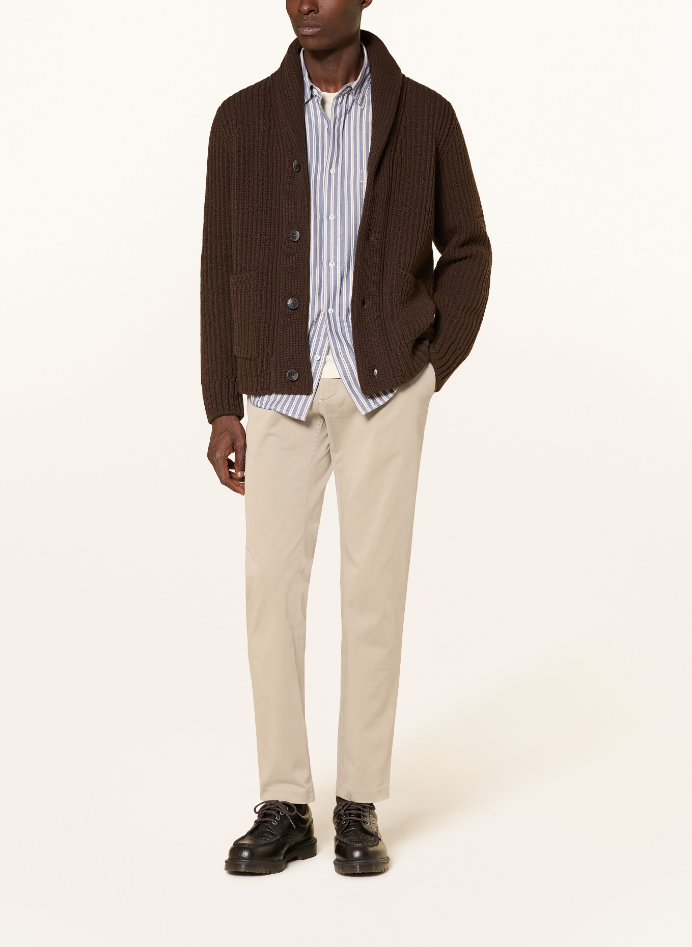 CLOSED Chino CLIFTON TRUE Regular Fit: BEIGE
