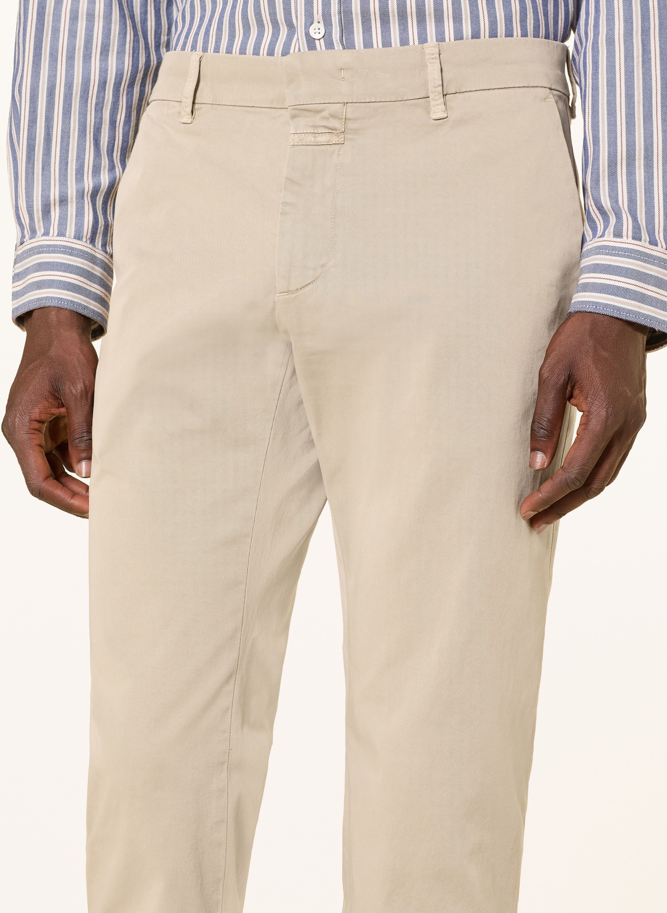 CLOSED Chino CLIFTON TRUE Regular Fit: BEIGE