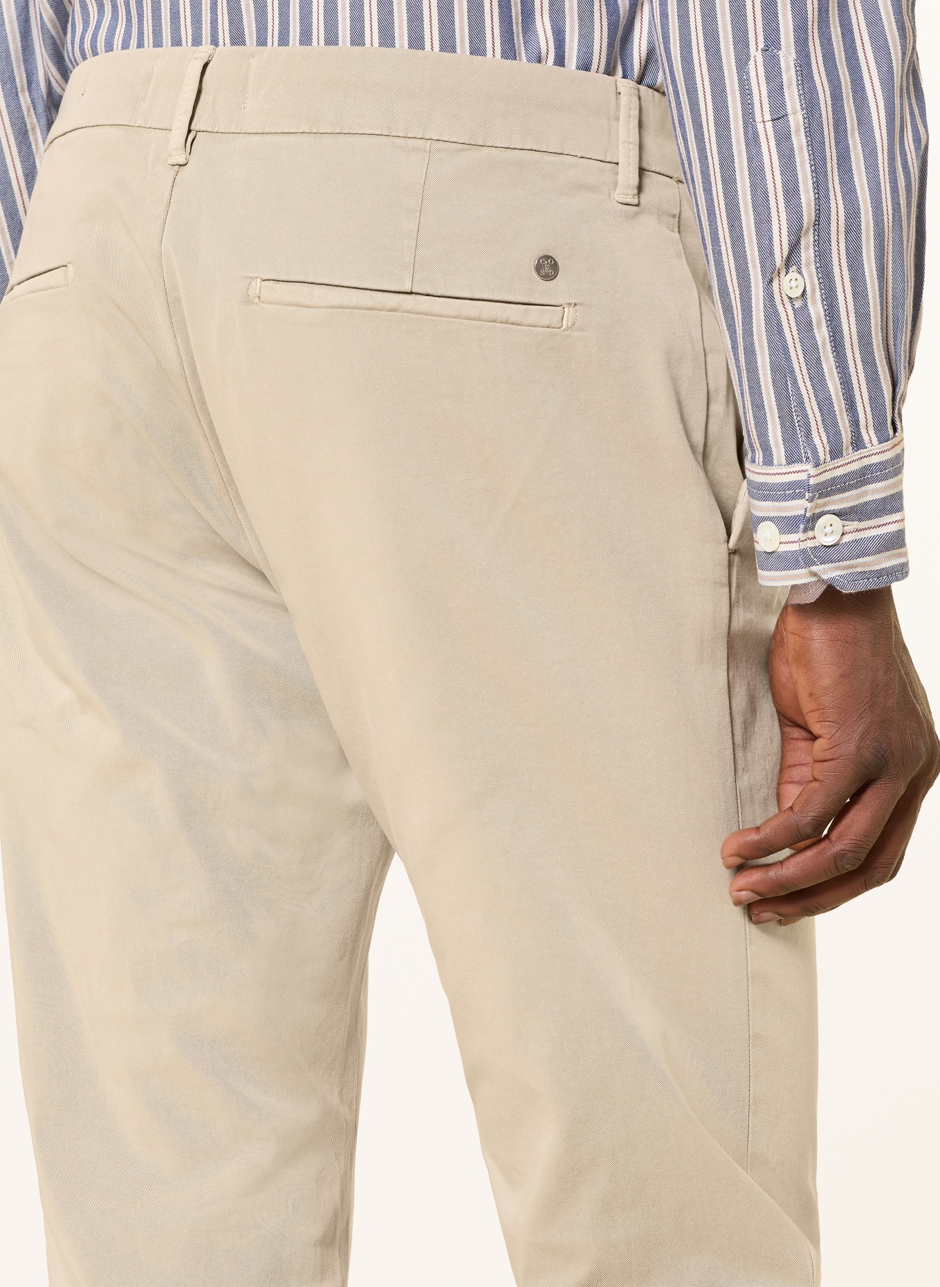 CLOSED Chino CLIFTON TRUE Regular Fit: BEIGE