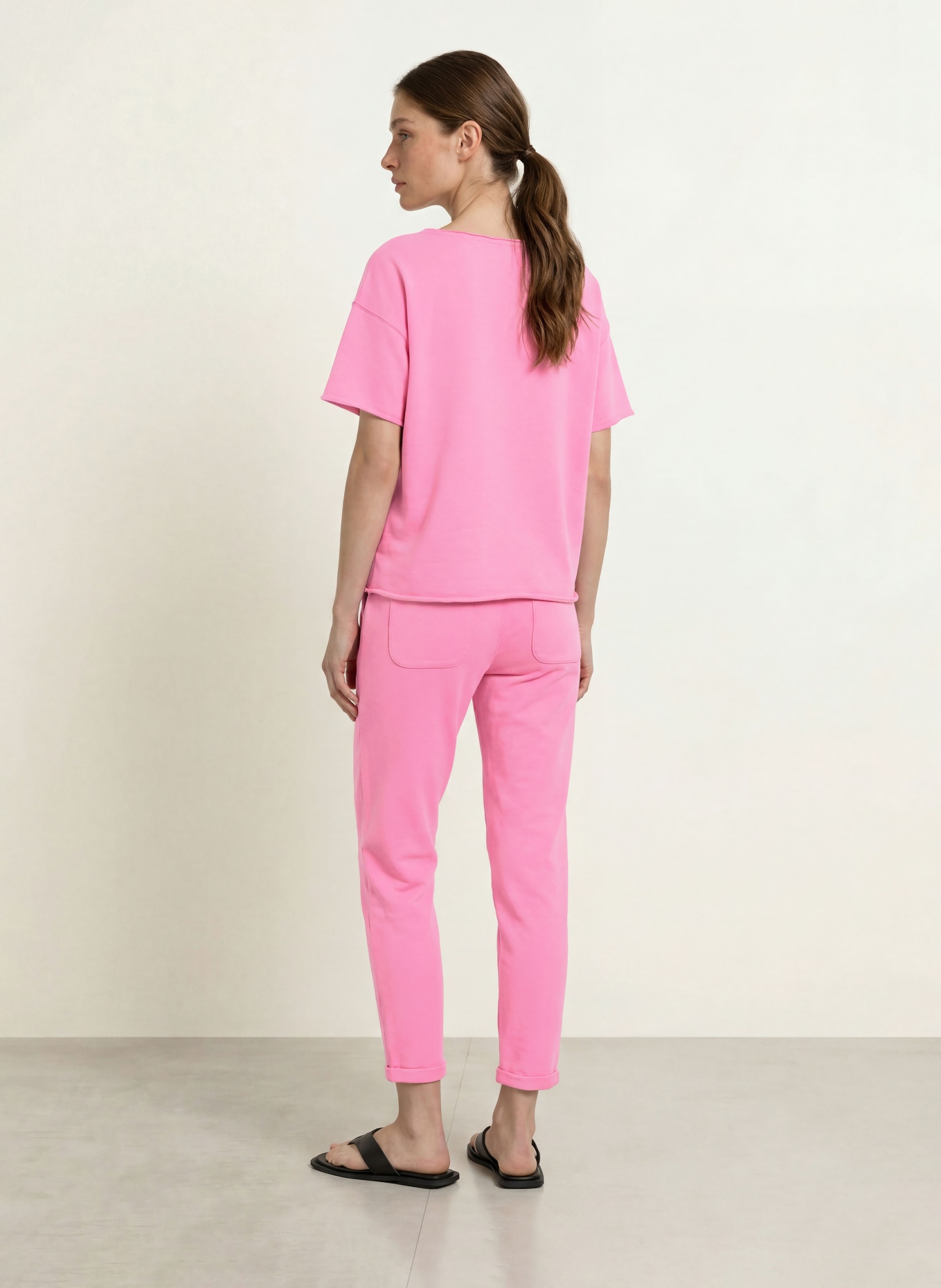 Juvia 7/8-Sweatpants MARGIE: PINK