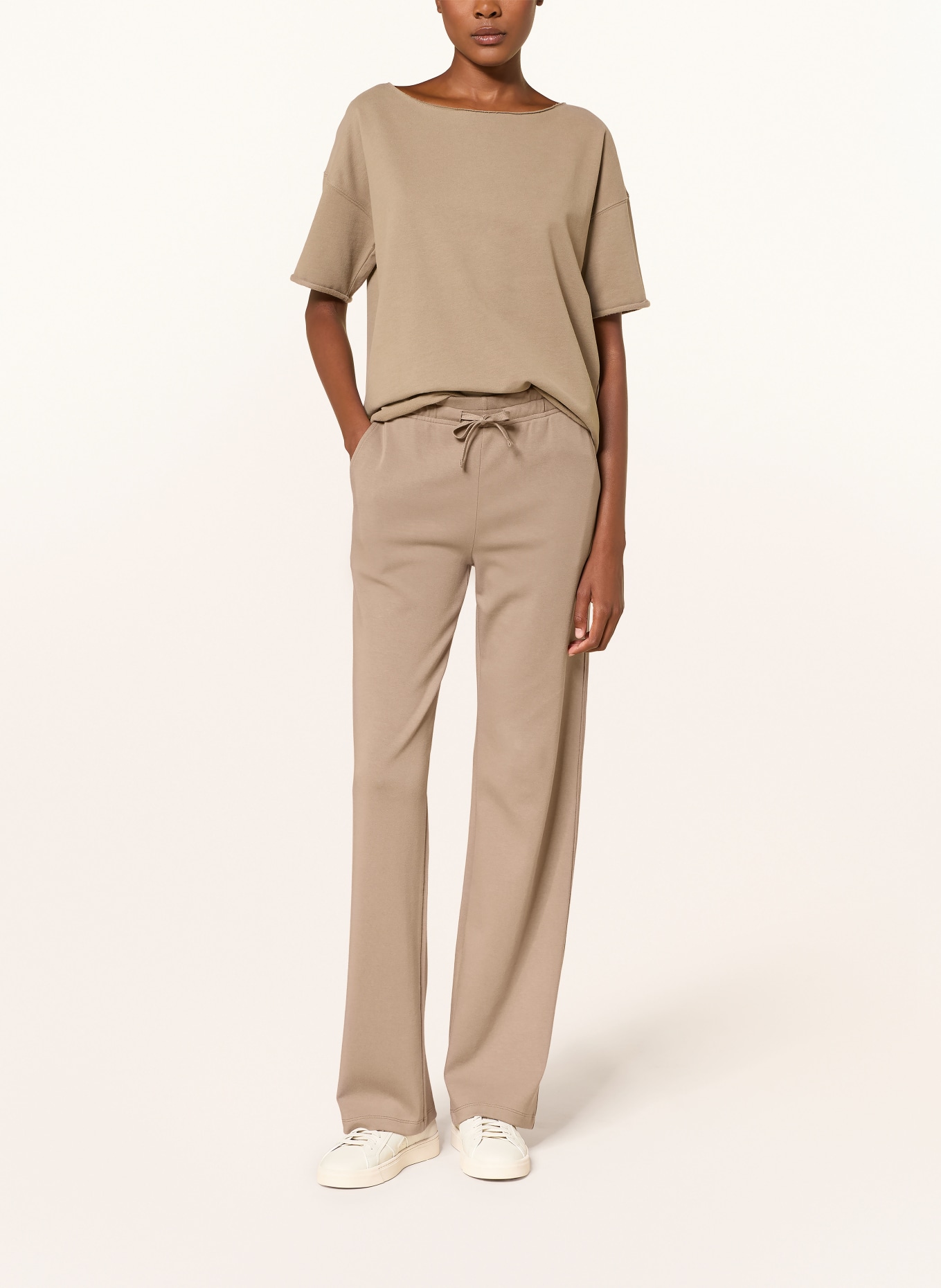 Juvia ELNA sweatpants: BEIGE