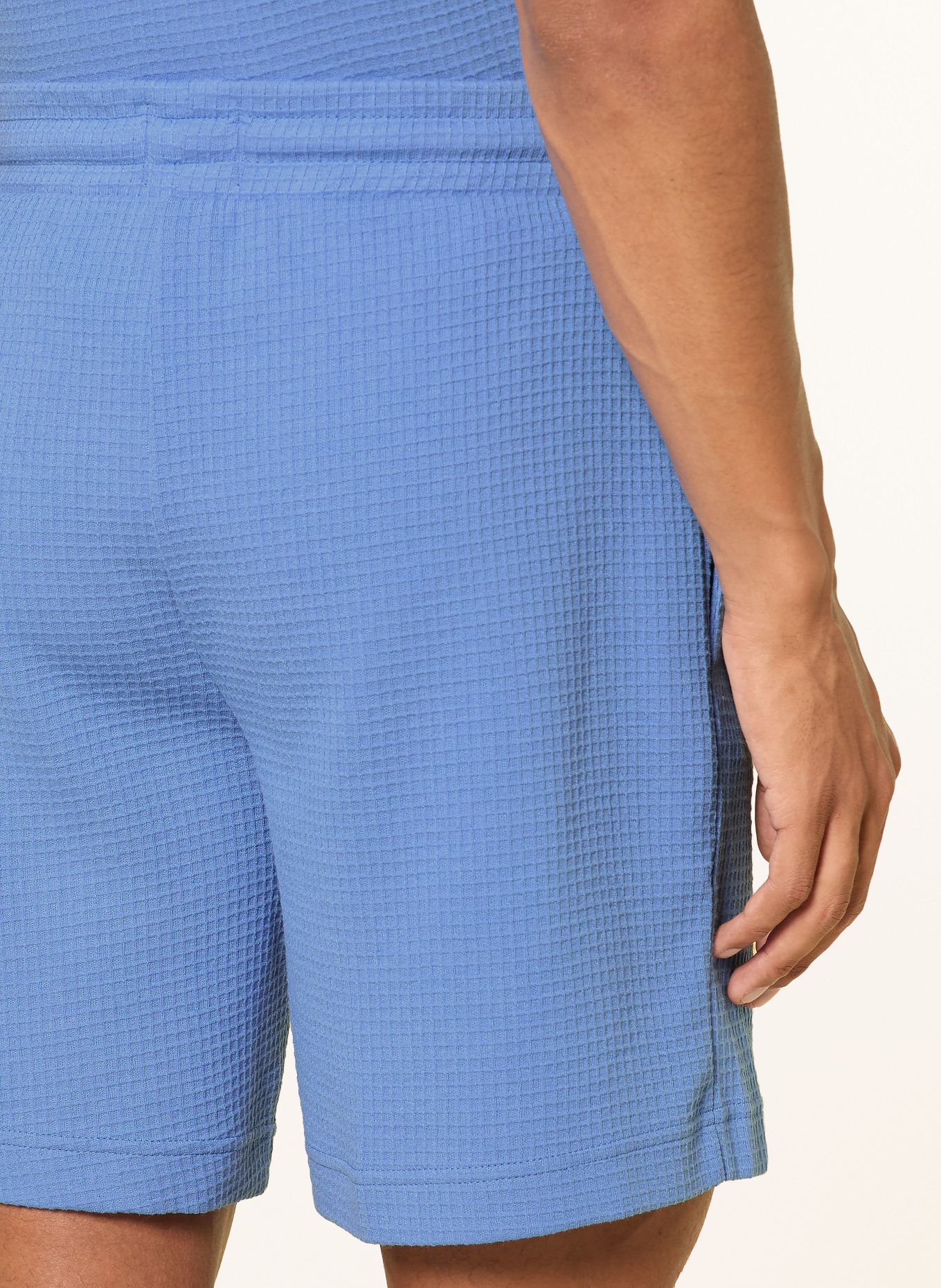 HUGO Slaapshort AUSTIN: LICHTBLAUW