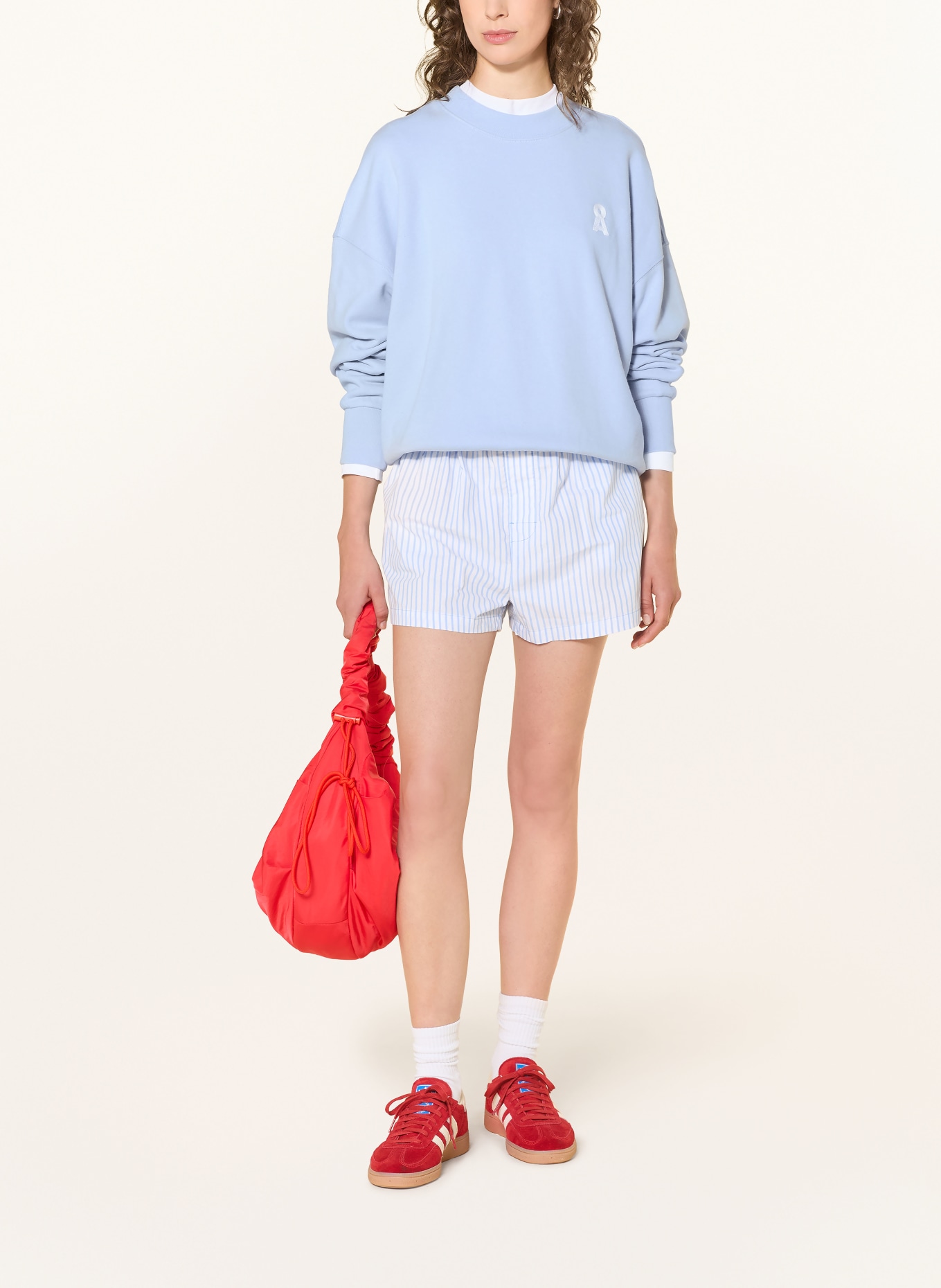 ARMEDANGELS Sweatshirt ALIZAA: LIGHT BLUE
