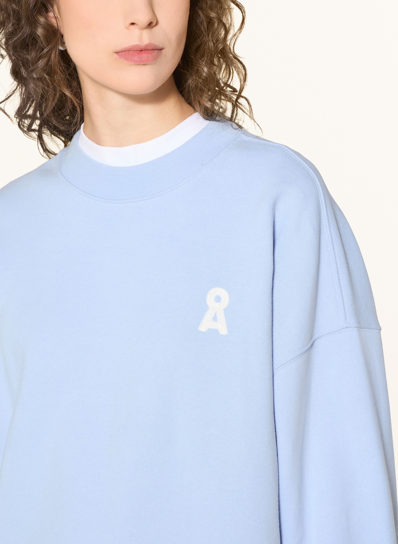 ARMEDANGELS Sweatshirt ALIZAA: LIGHT BLUE