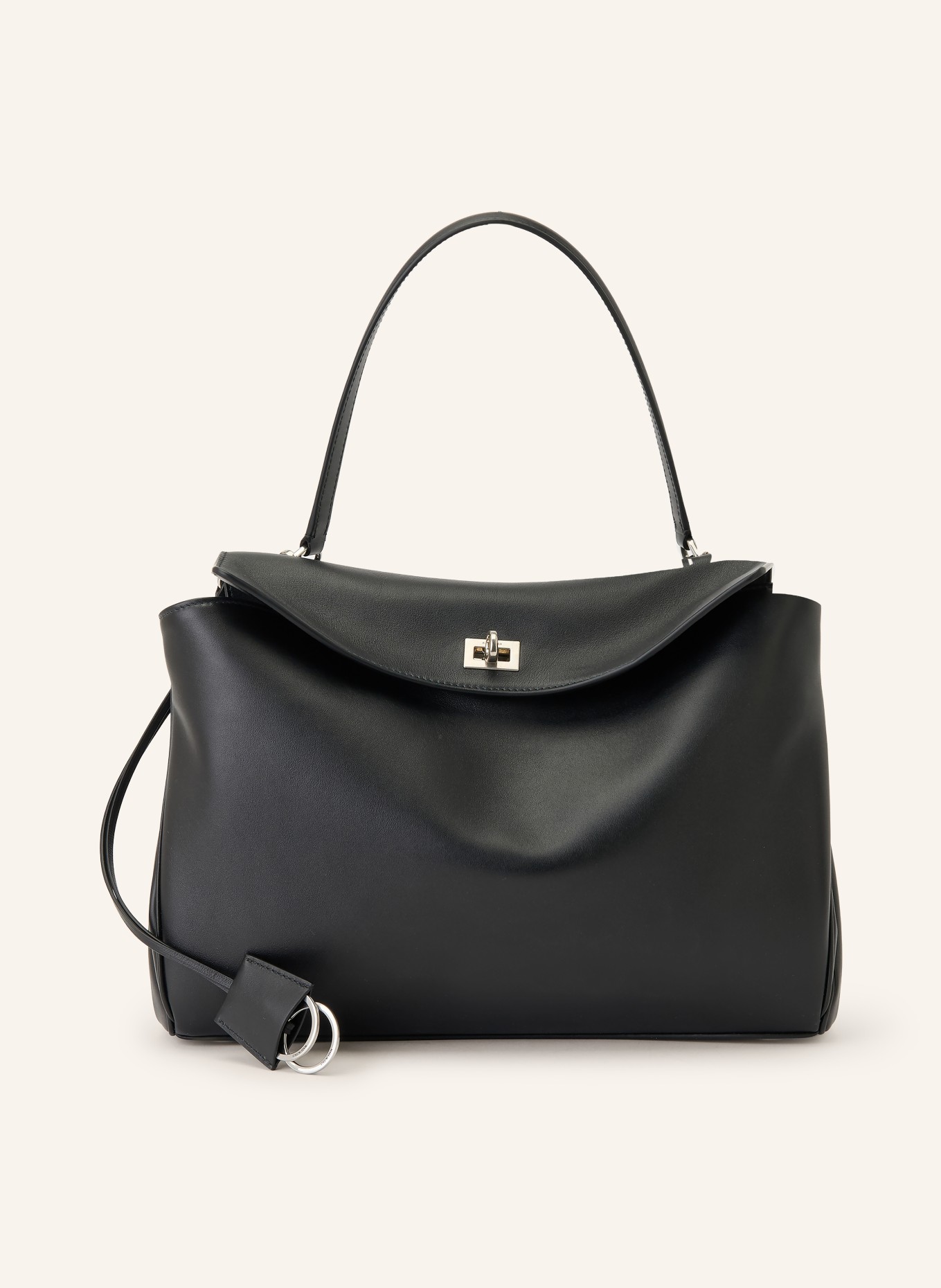 BALENCIAGA Handtasche RODEO MEDIUM: SCHWARZ