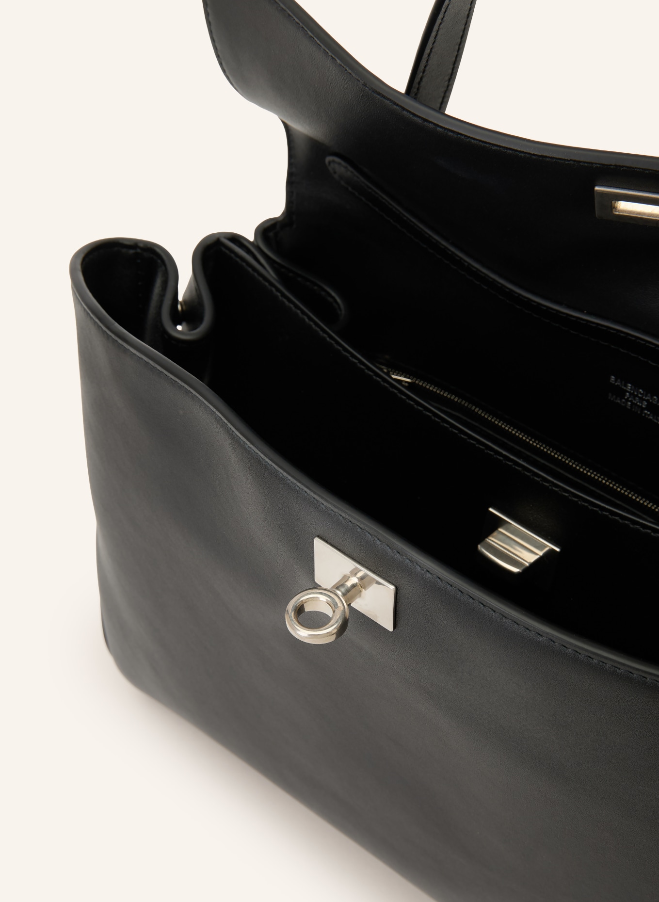 BALENCIAGA Handtasche RODEO MEDIUM: SCHWARZ
