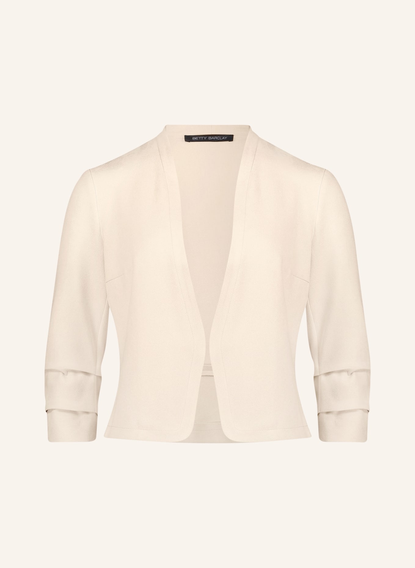 Betty Barclay Veste à manches 3/4: ÉCRU