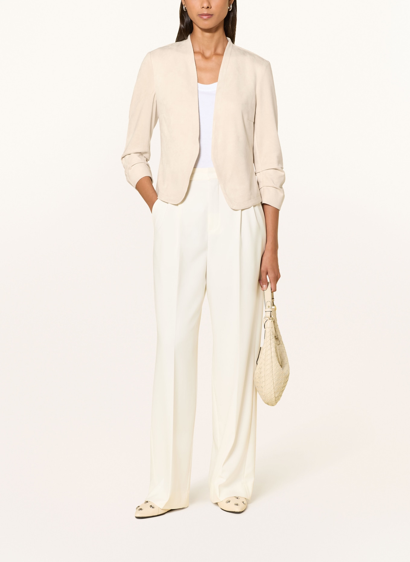 Betty Barclay Veste à manches 3/4: ÉCRU