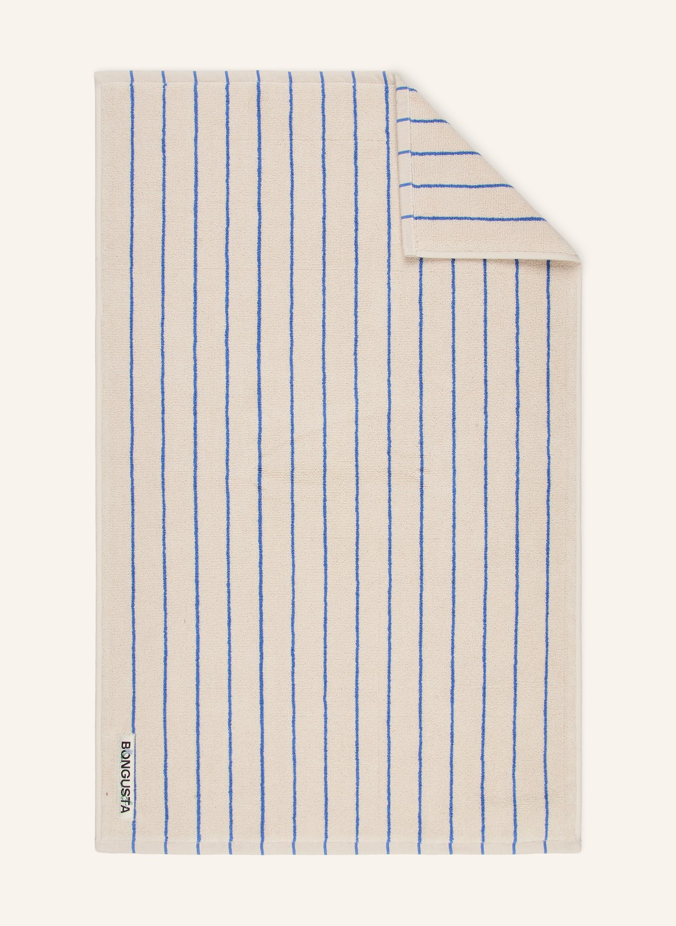 BONGUSTA Badematte NARAM: CREME / BLAU