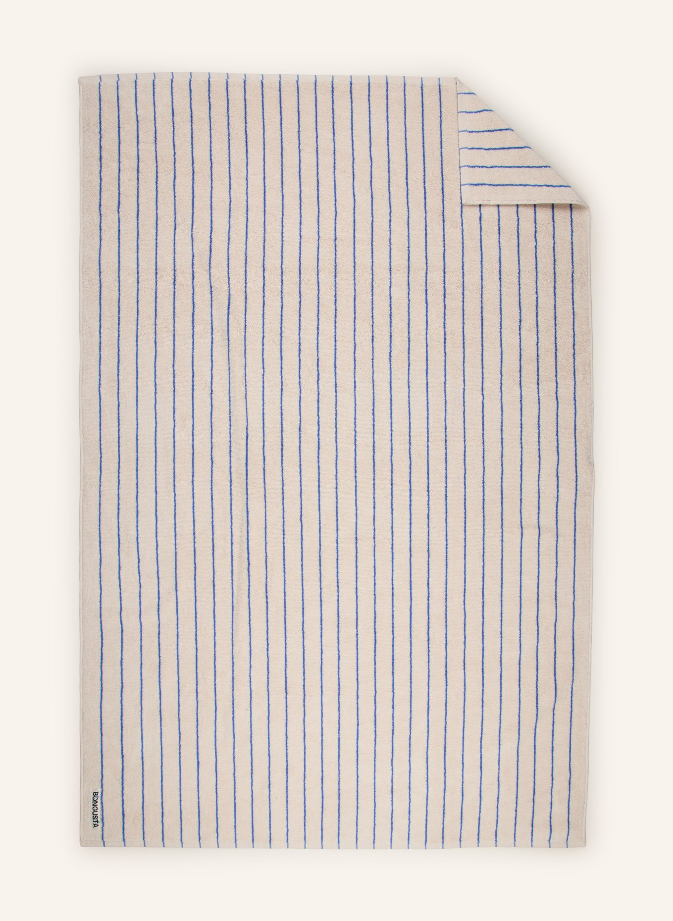 BONGUSTA Strandtuch NARAM: CREME / BLAU