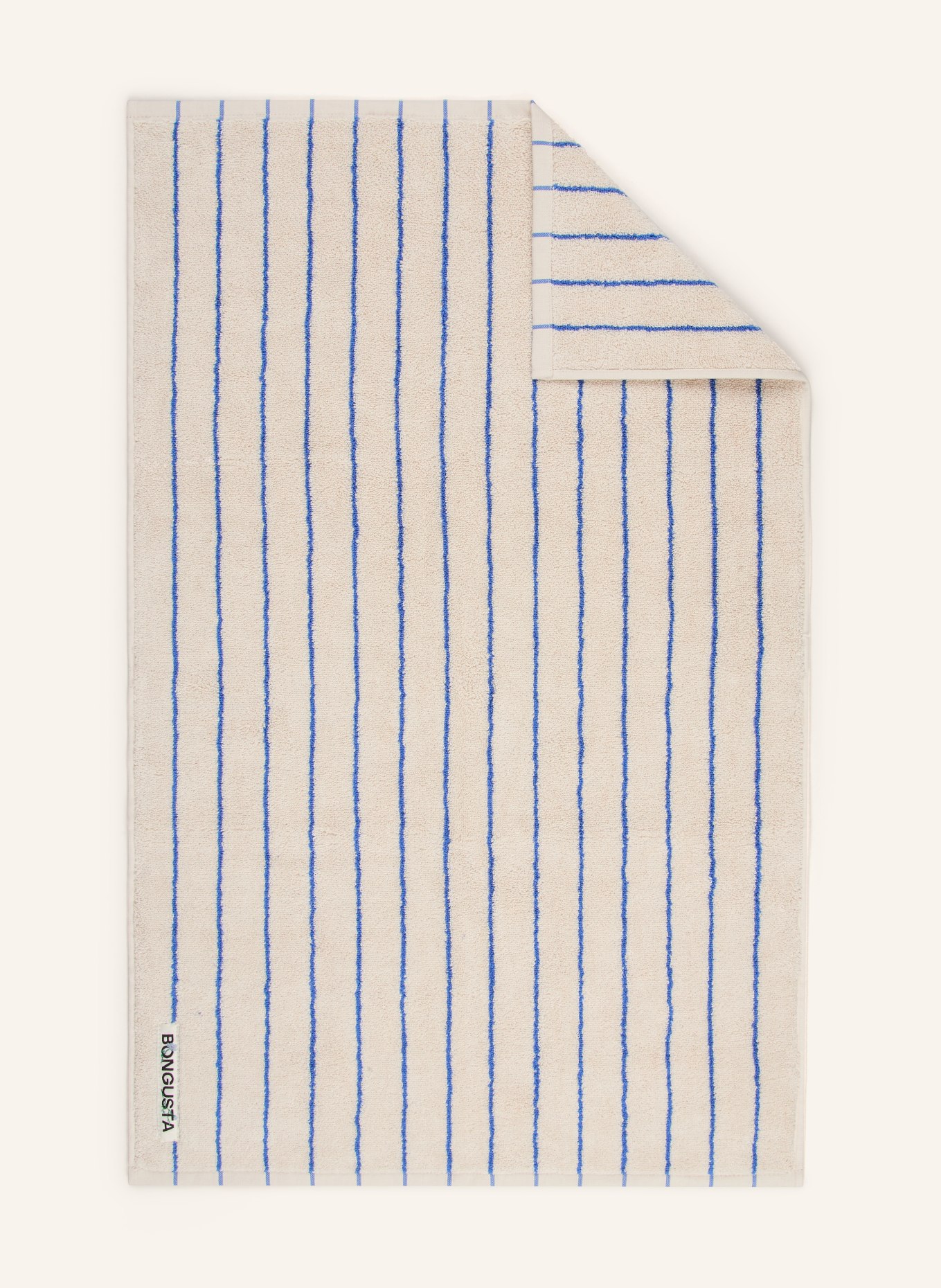 BONGUSTA Handtuch NARAM: CREME / BLAU