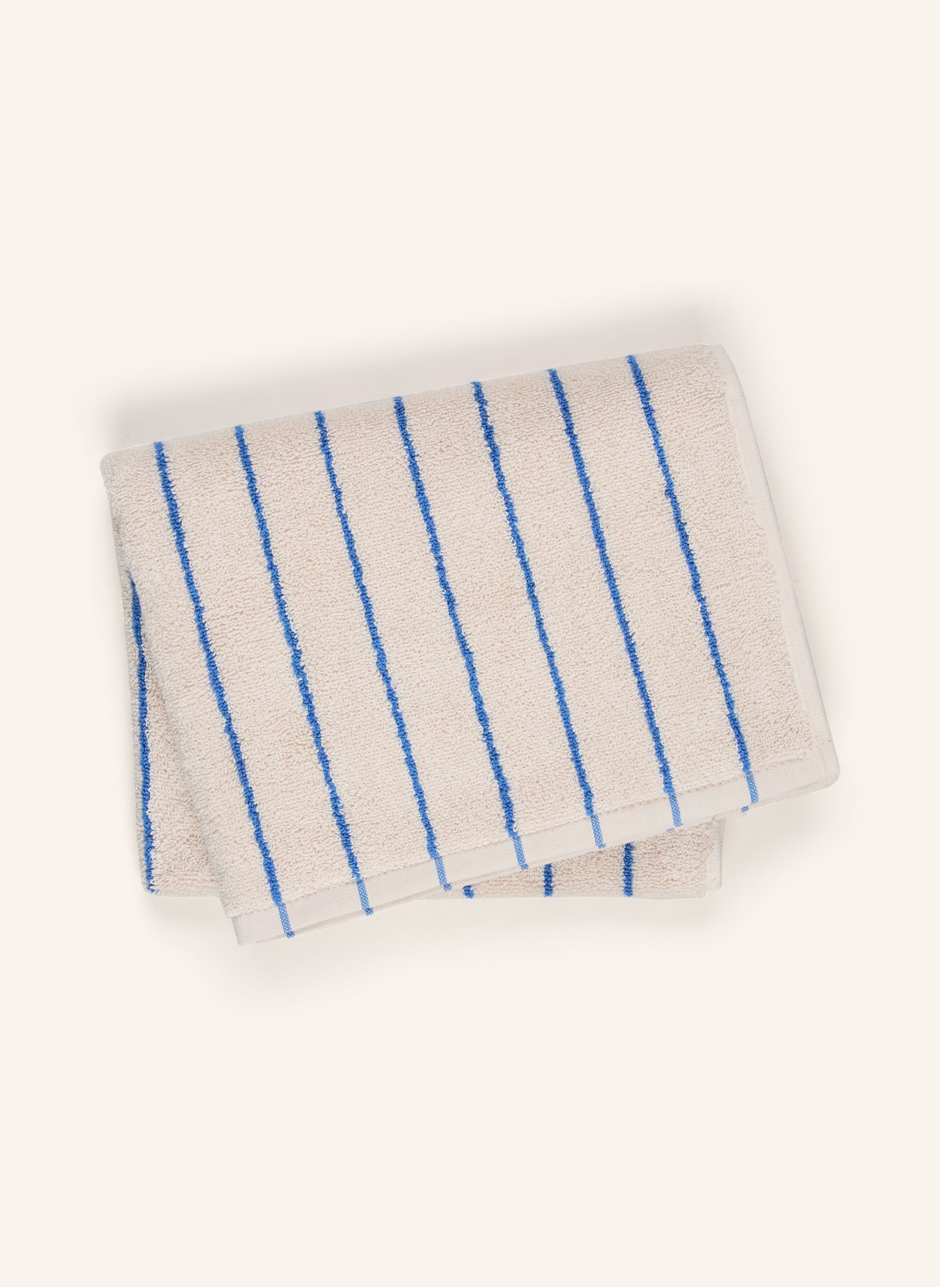 BONGUSTA Handtuch NARAM: CREME / BLAU