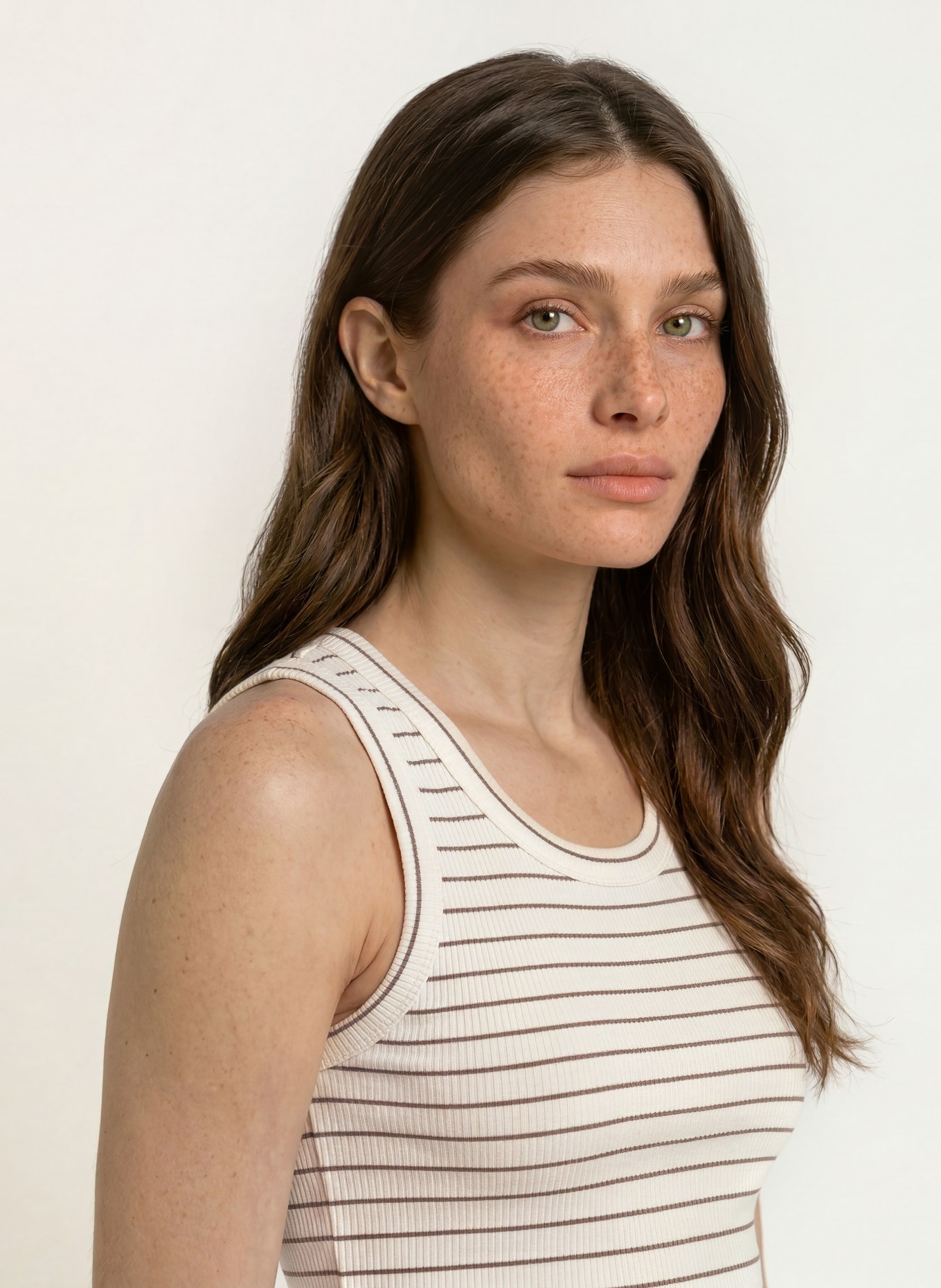 InWear Top DAGNAL: CREAM / TAUPE