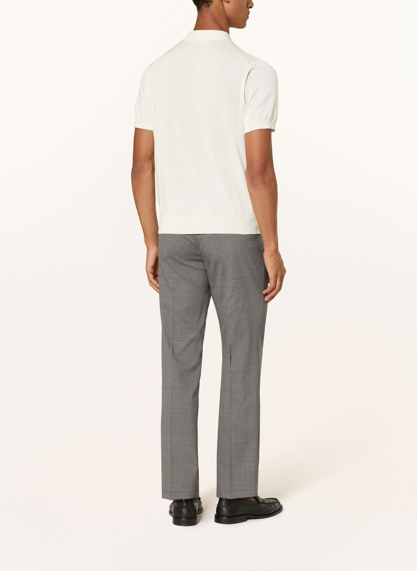 DIGEL Polo tricoté DAMY: BLANC