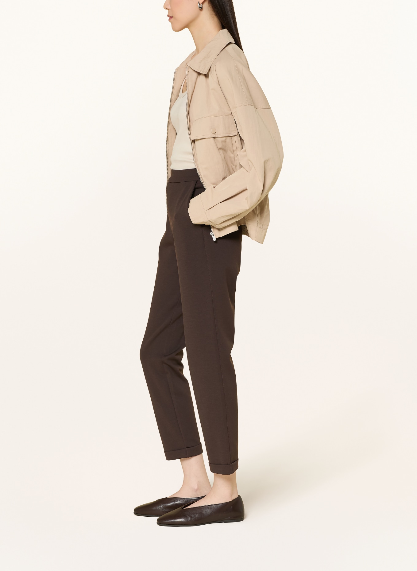 MAC DAYDREAM 7/8-broek BEAUTY: MARRON FONCÉ