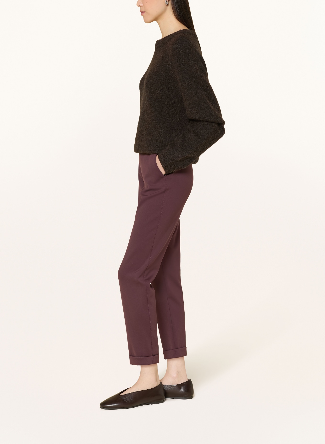 MAC DAYDREAM 7/8-broek BEAUTY: DONKERPAARS