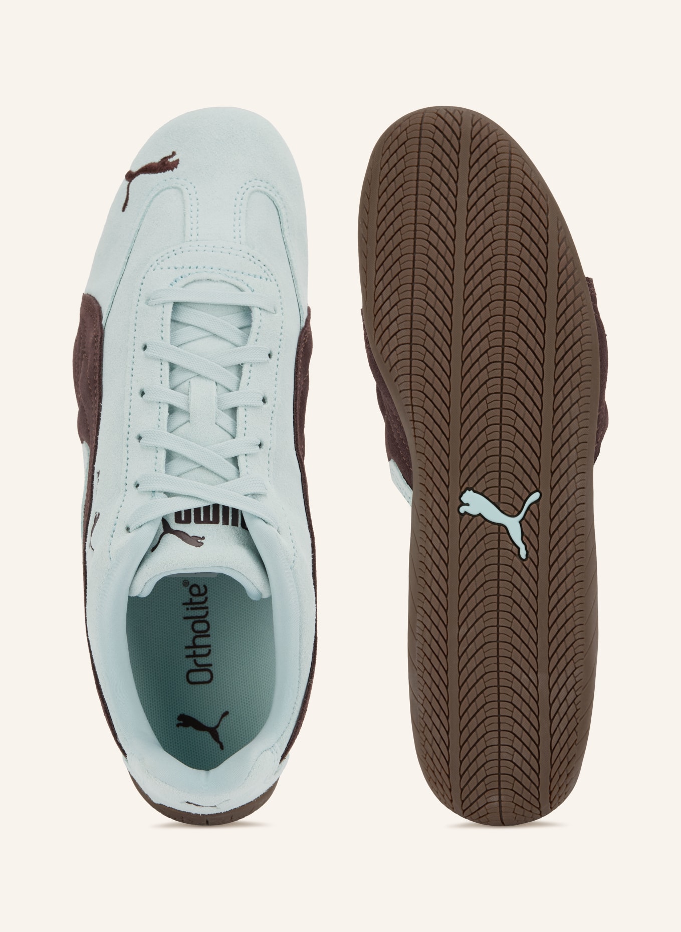 PUMA Sneakersy SPEEDCAT OG: TYRKYSOVÁ / TMAVĚ HNĚDÁ