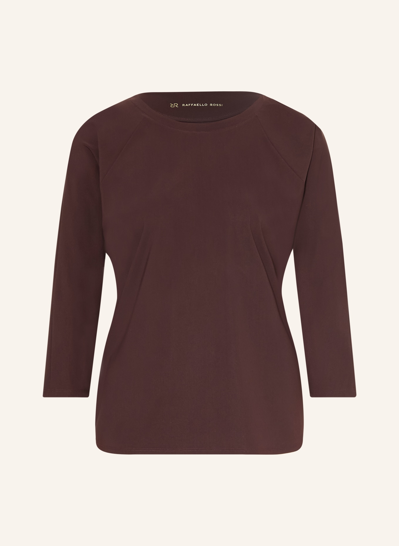 RAFFAELLO ROSSI Shirt GRAZIA mit 3/4-Arm: DUNKELROT