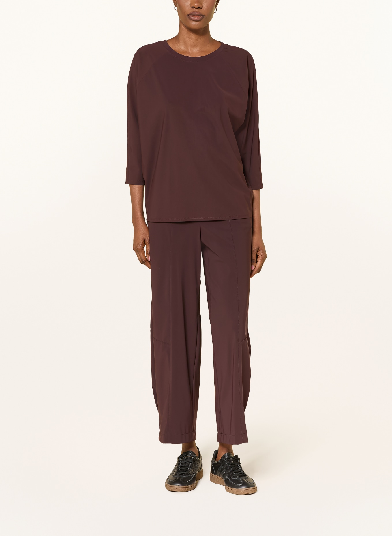 RAFFAELLO ROSSI Shirt GRAZIA mit 3/4-Arm: DUNKELROT