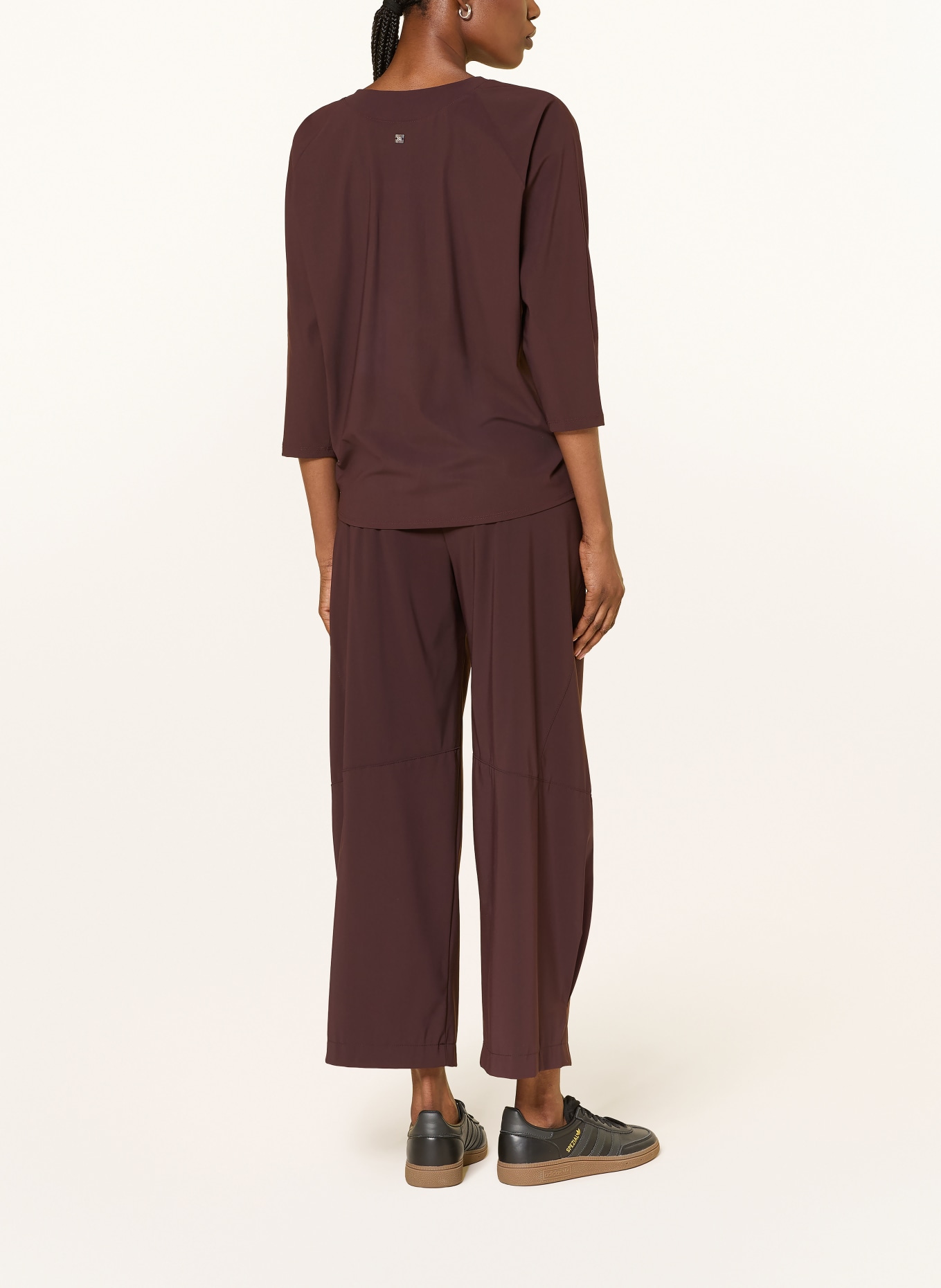 RAFFAELLO ROSSI Shirt GRAZIA mit 3/4-Arm: DUNKELROT