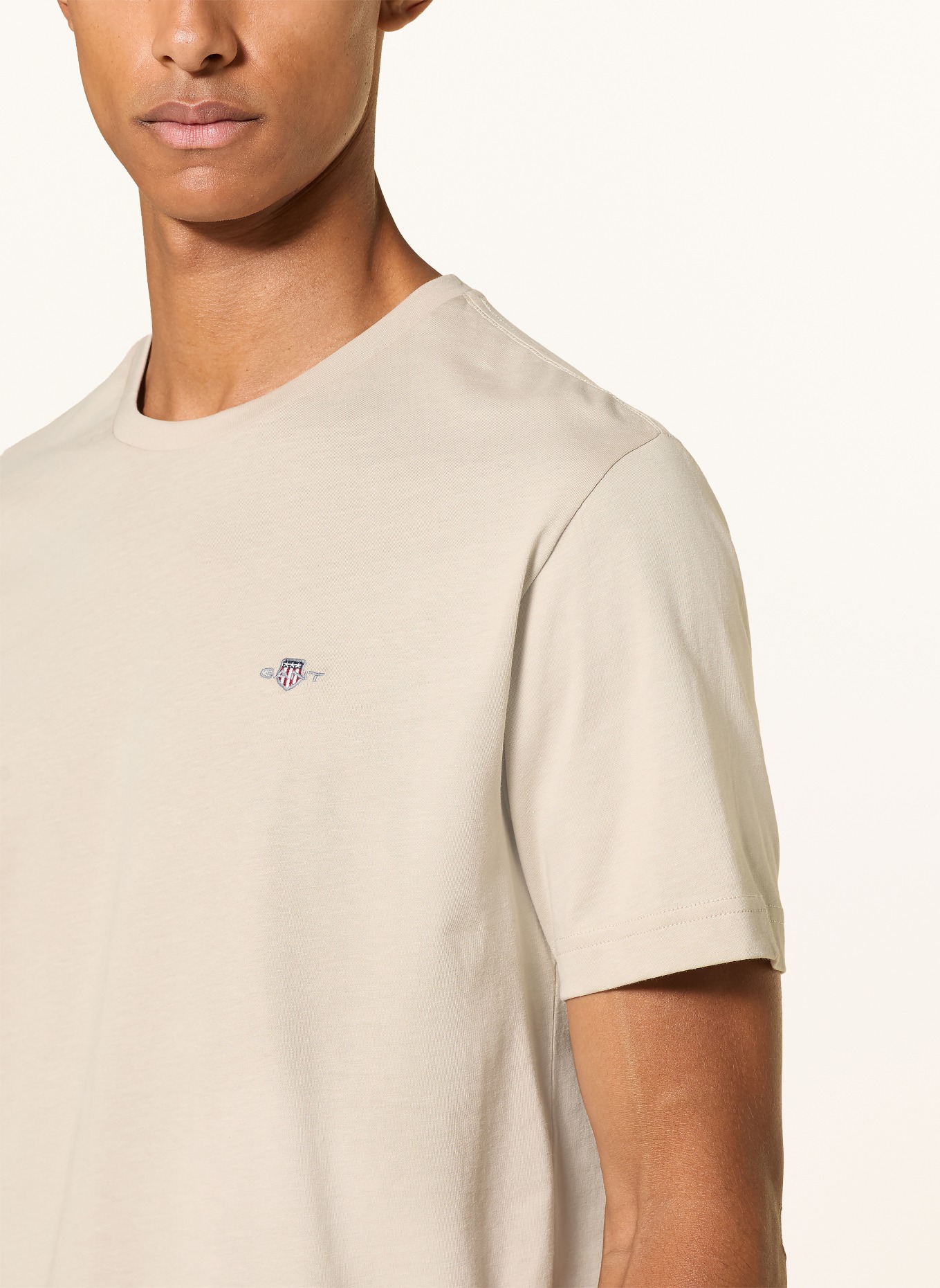 GANT T-shirt: BEIGE