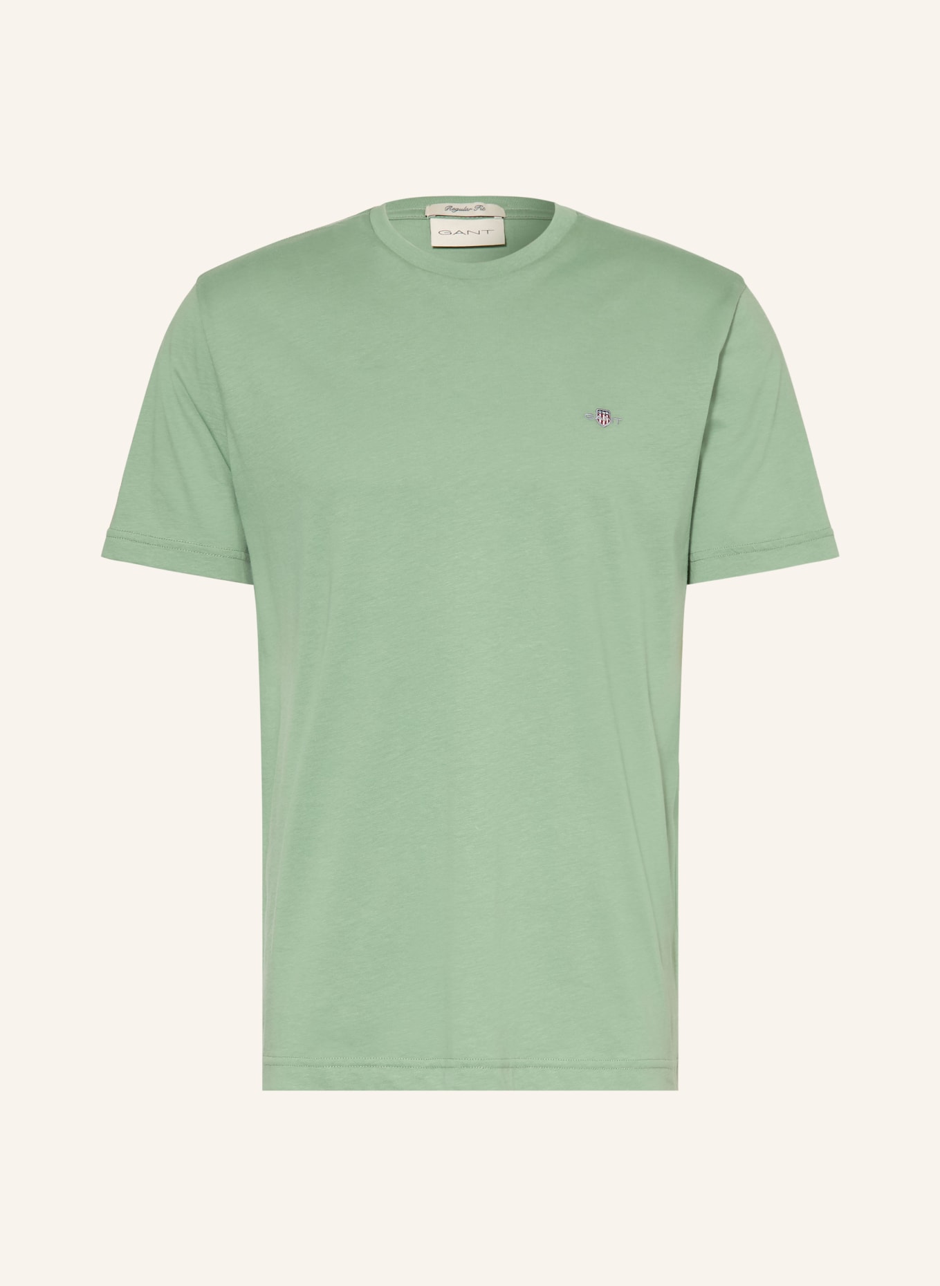 GANT T-shirt: LICHTGROEN