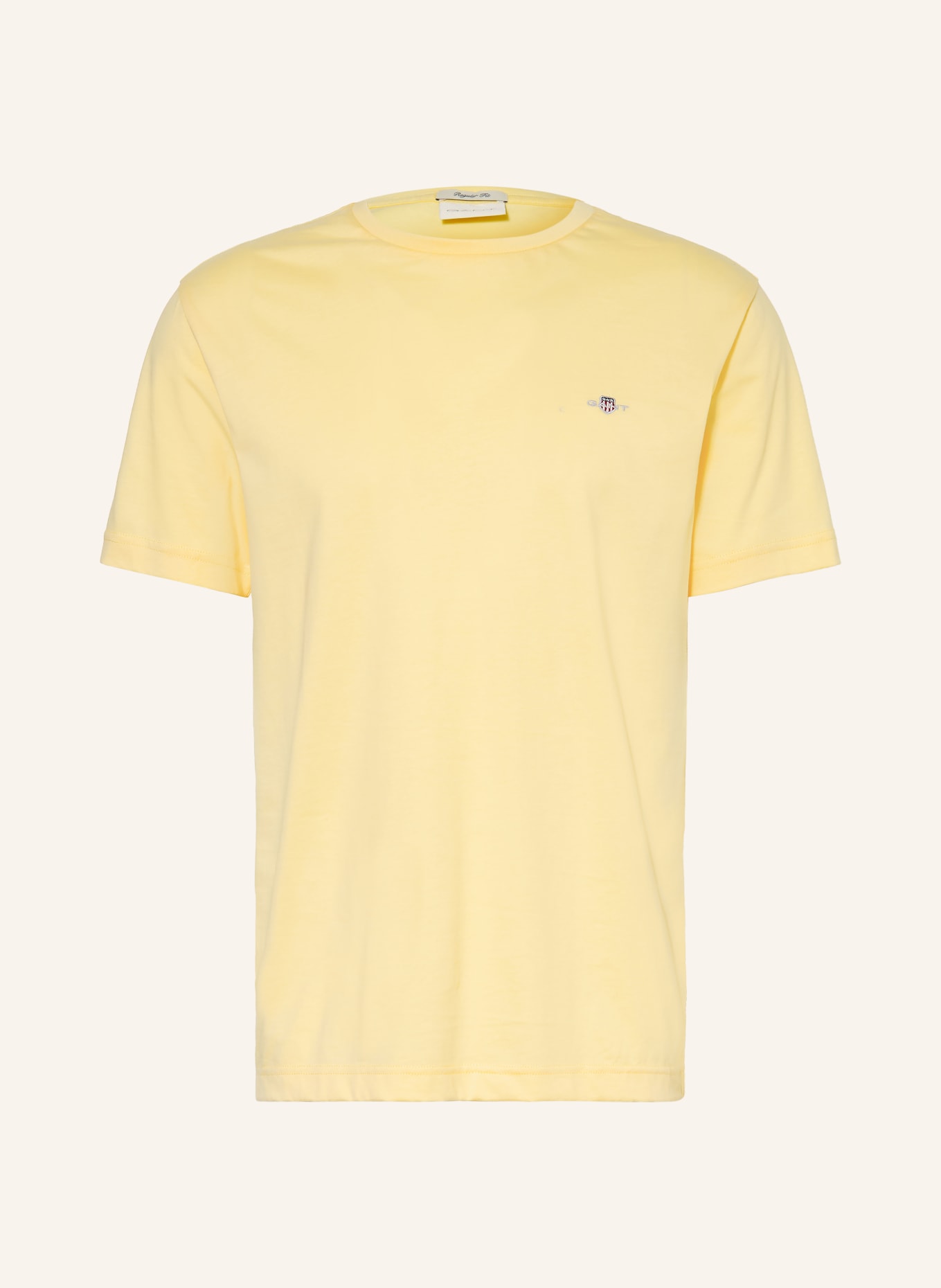 GANT T-shirt: LICHTGEEL