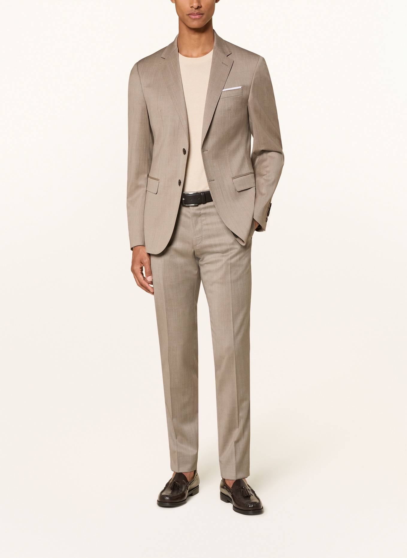 JOOP! Marynarka garniturowa HERBY slim fit: 272 Light Beige 272