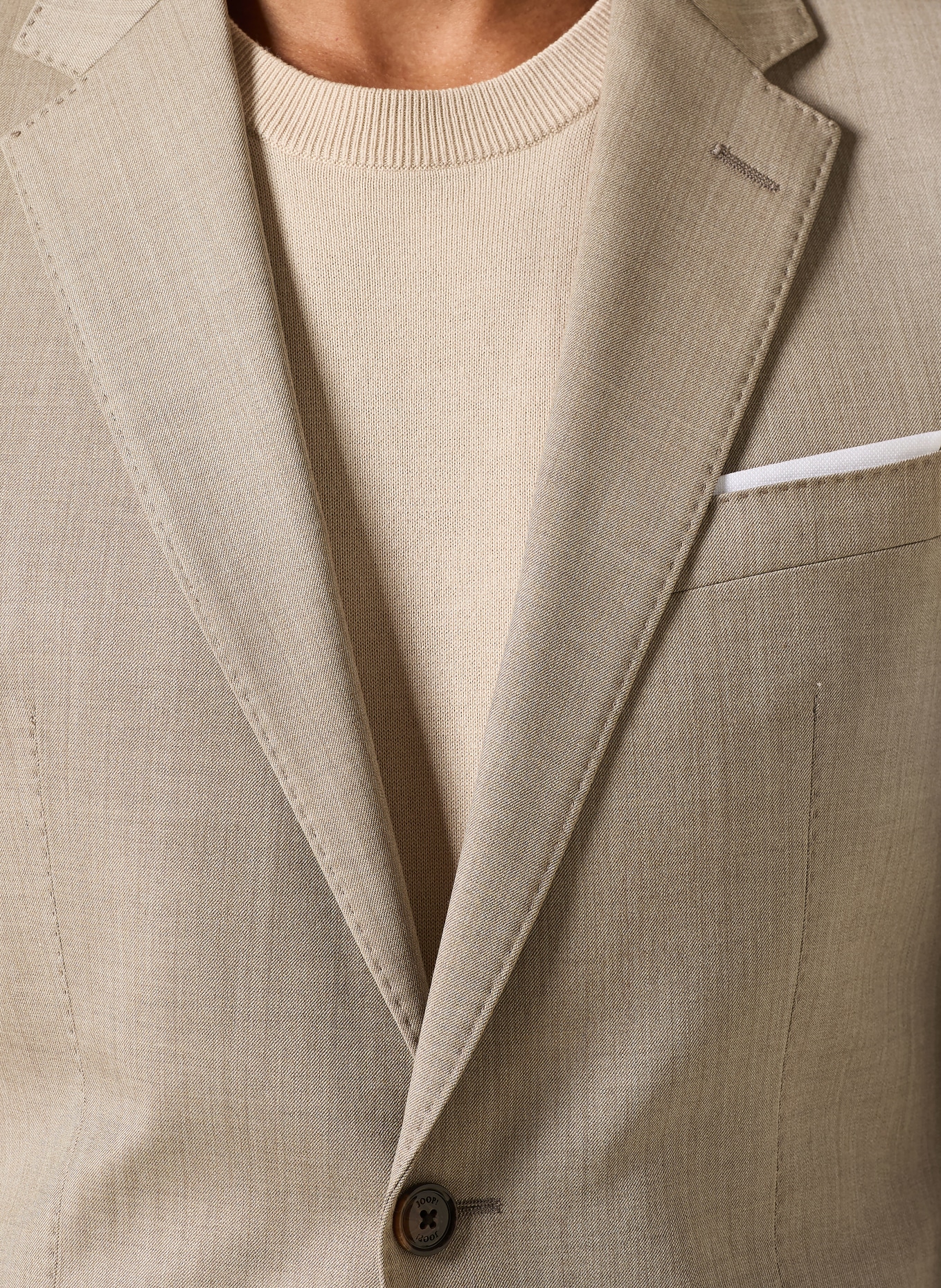 JOOP! Marynarka garniturowa HERBY slim fit: 272 Light Beige 272
