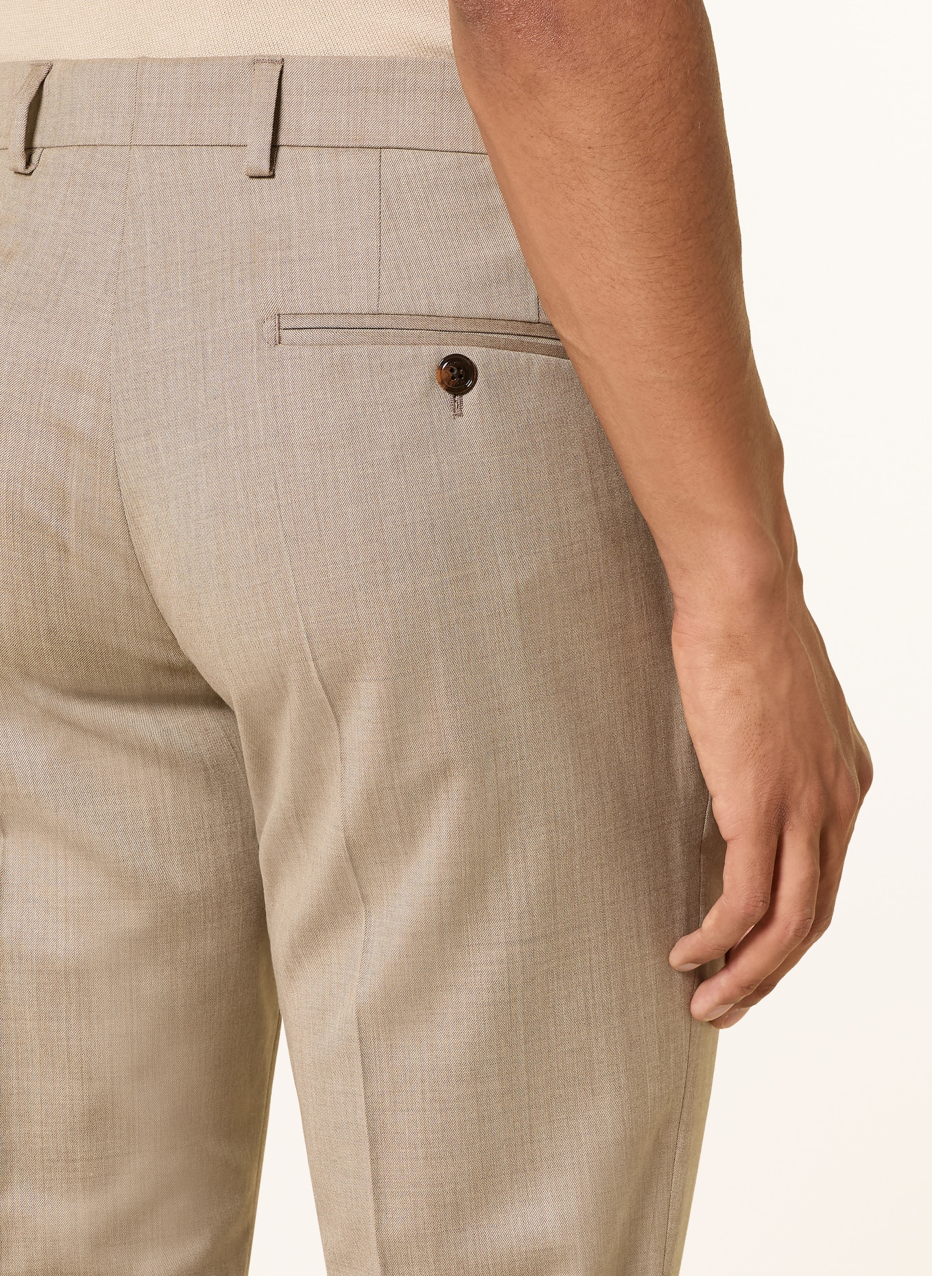 JOOP! Pantalon de costume slim fit: 272 Light Beige 272