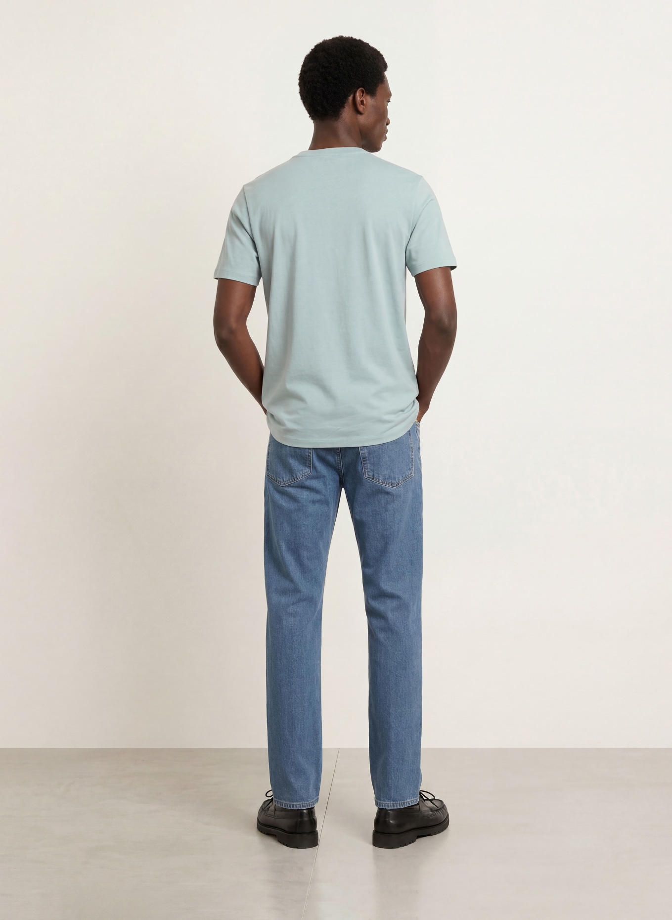 BOSS T-shirt TALES: BLAUWGRIJS