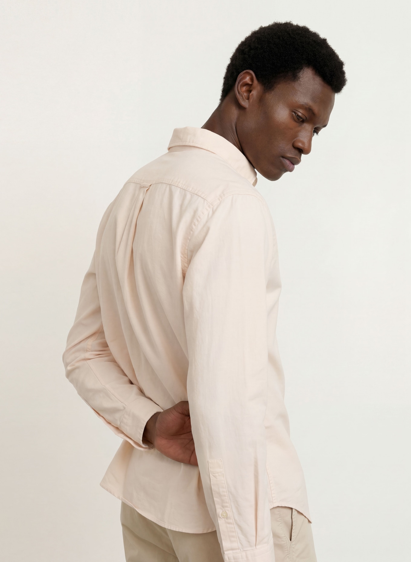BOSS Chemise RICKERT_M coupe classique: ORANGE CLAIR
